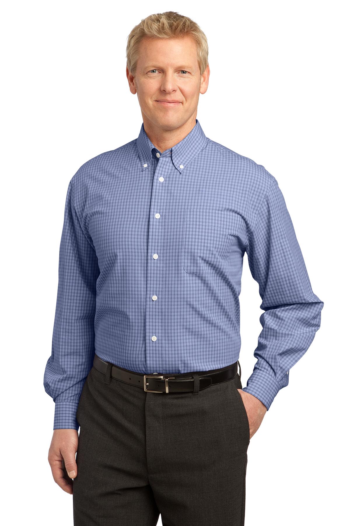 Port Authority ® Plaid Pattern Easy Care Shirt. S639 - Image 2