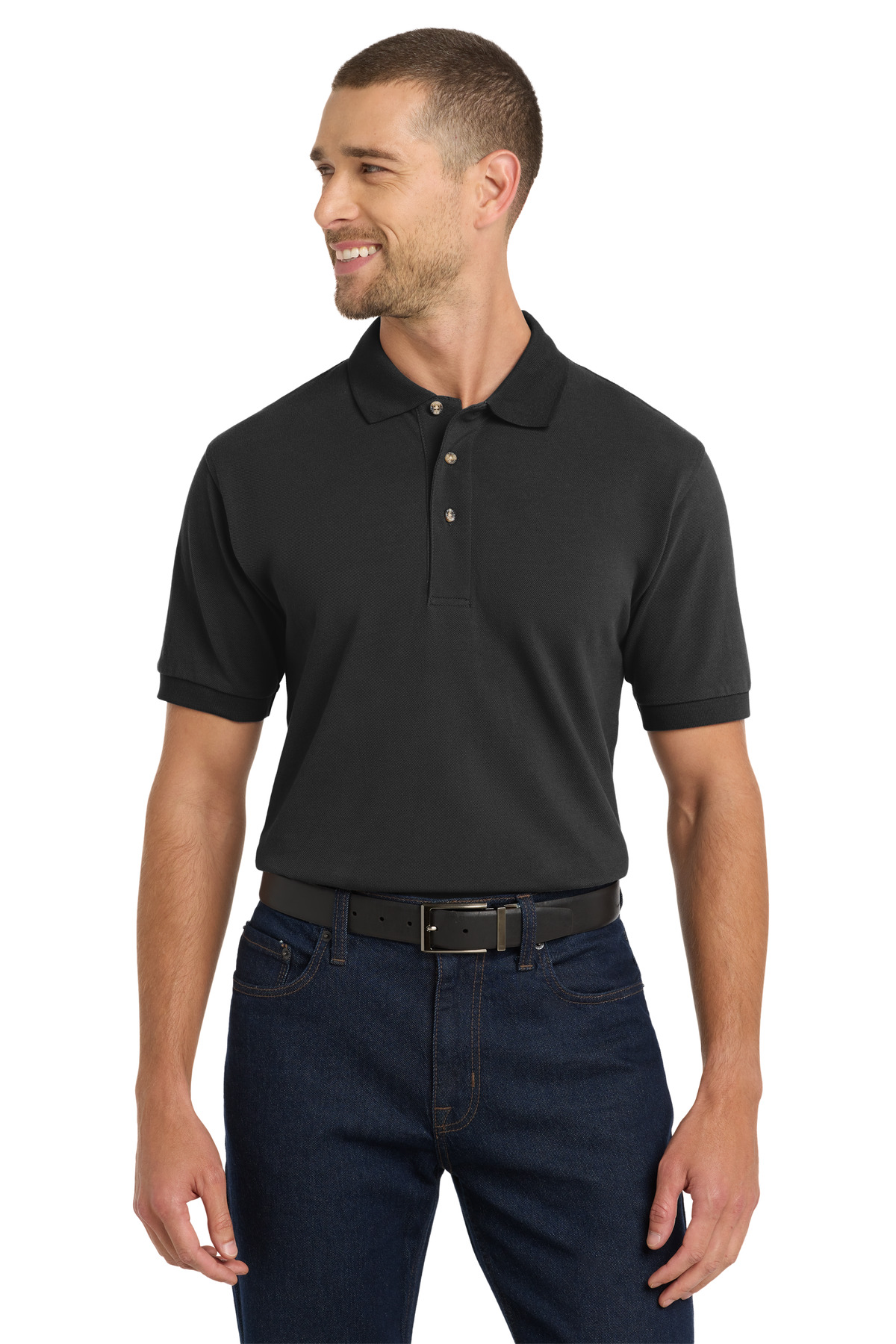 Port Authority ® Heavyweight Cotton Pique Polo. K420