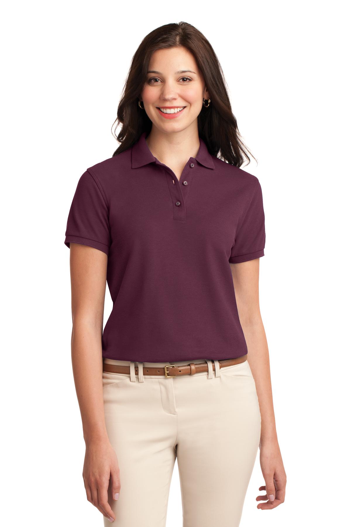 Port Authority ® Women's Silk Touch™ Polo. L500 - Image 26