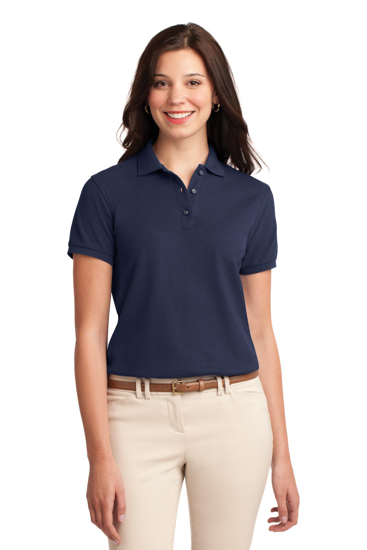 Port Authority ® Women's Silk Touch™ Polo. L500 - Image 4