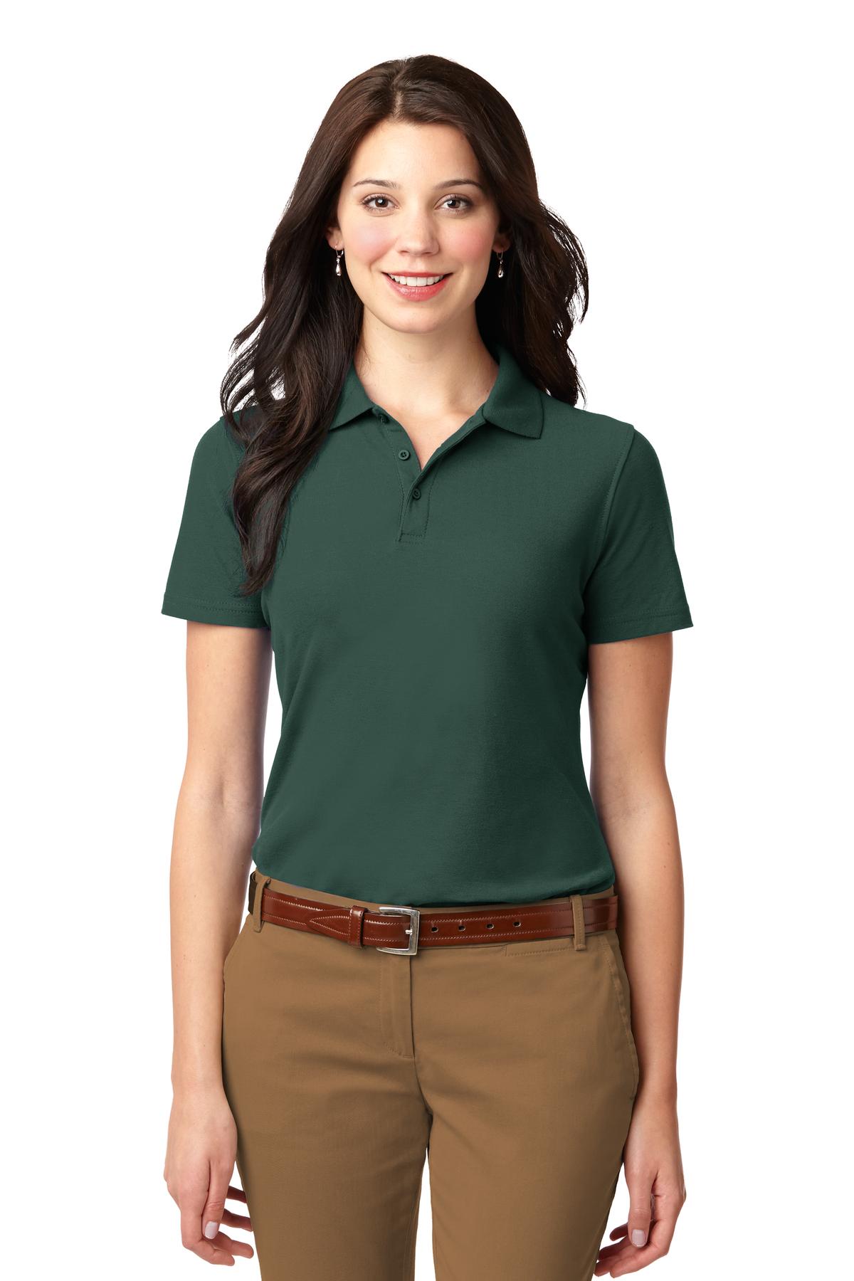 Port Authority ® Women's Stain-Resistant Polo. L510 - Image 3
