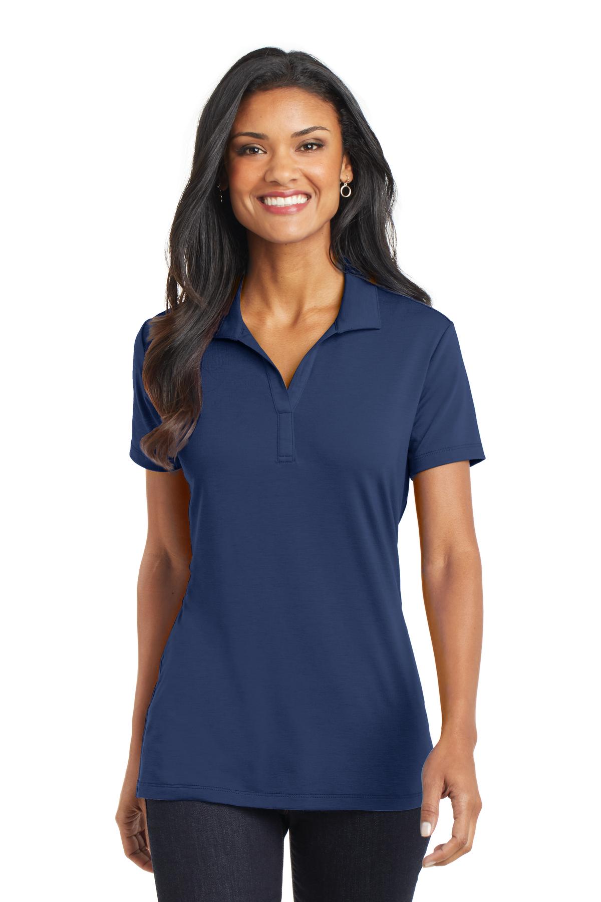 Port Authority ® Women's Cotton Touch ™ Performance Polo. L568 - Image 3