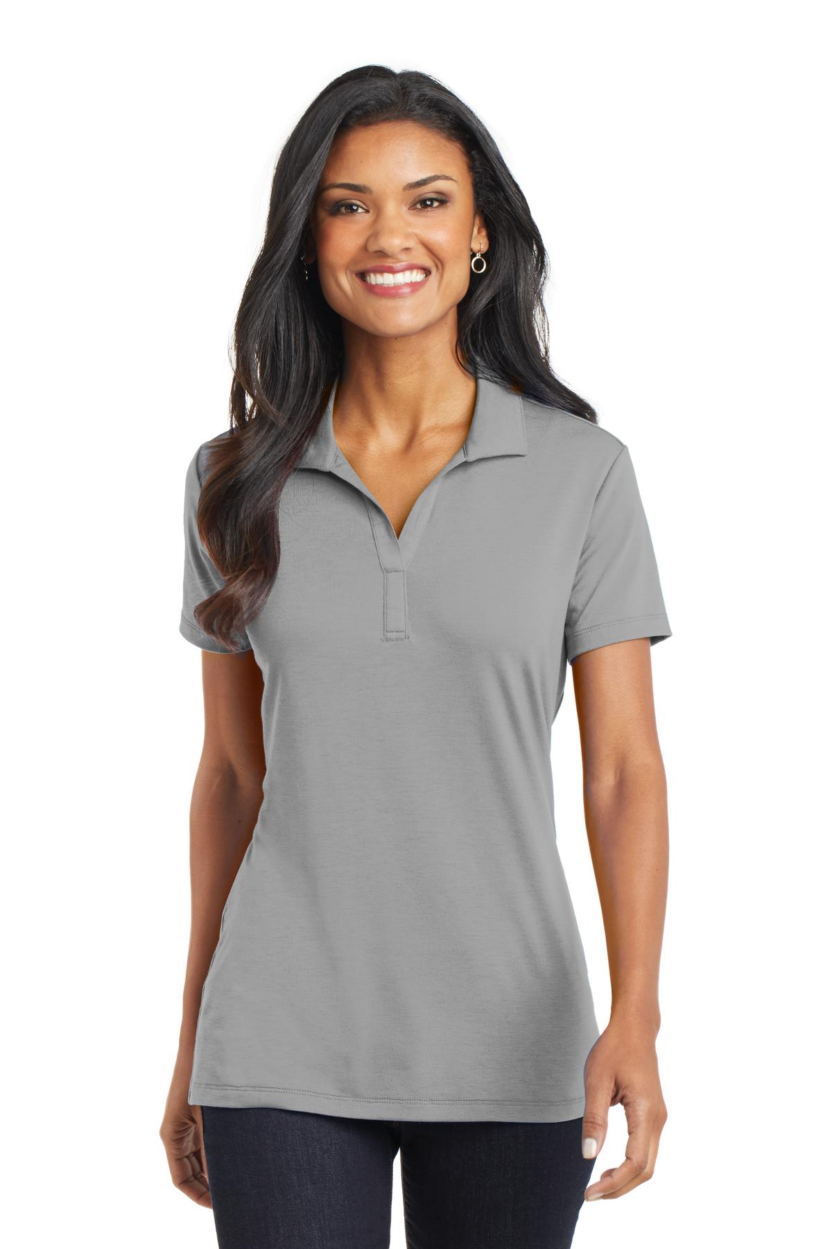 Port Authority ® Women's Cotton Touch ™ Performance Polo. L568 - Image 4