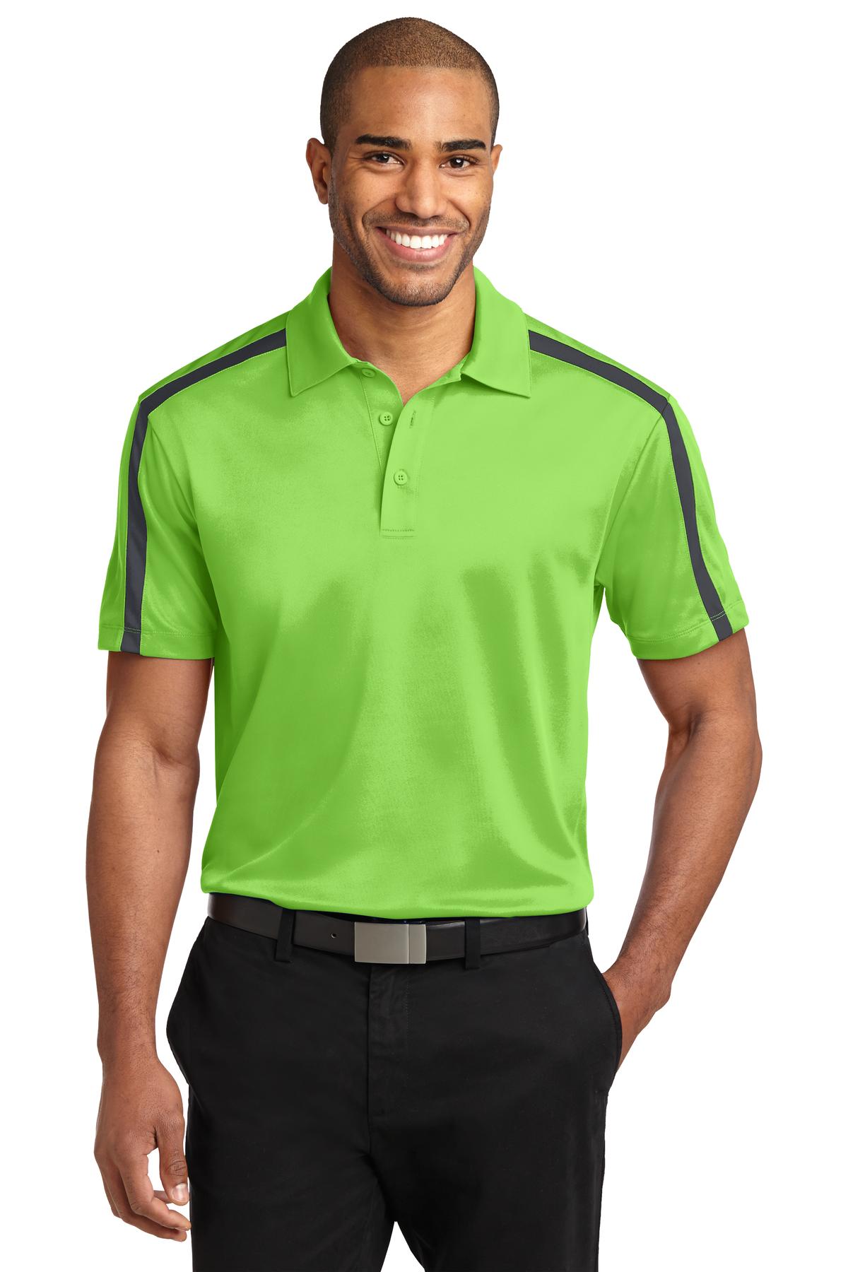 Port Authority ® Silk Touch™ Performance Colorblock Stripe Polo. K547 - Image 3