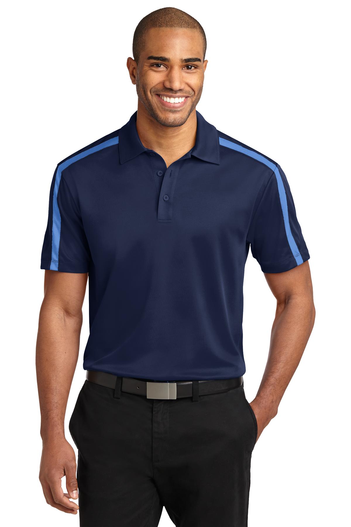 Port Authority ® Silk Touch™ Performance Colorblock Stripe Polo. K547 - Image 4