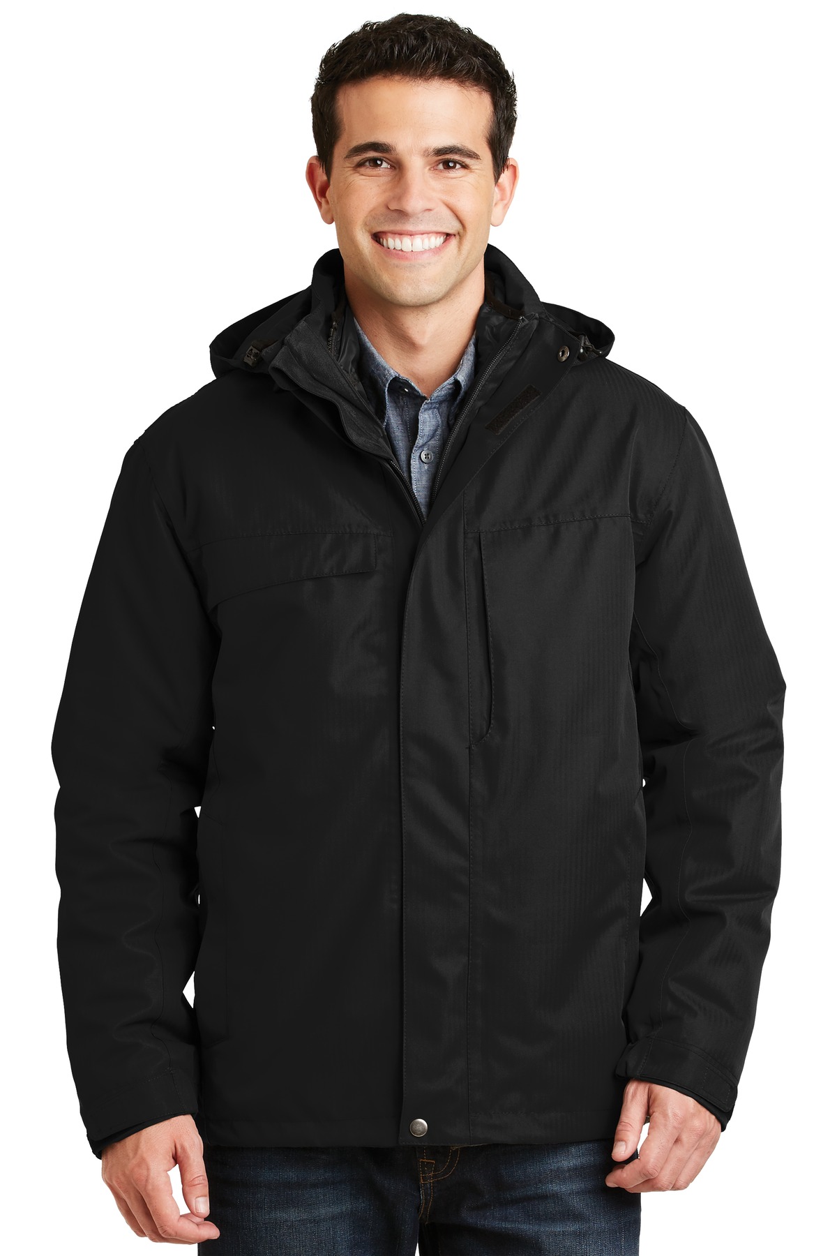Port Authority ® Herringbone 3-in-1 Parka. J302