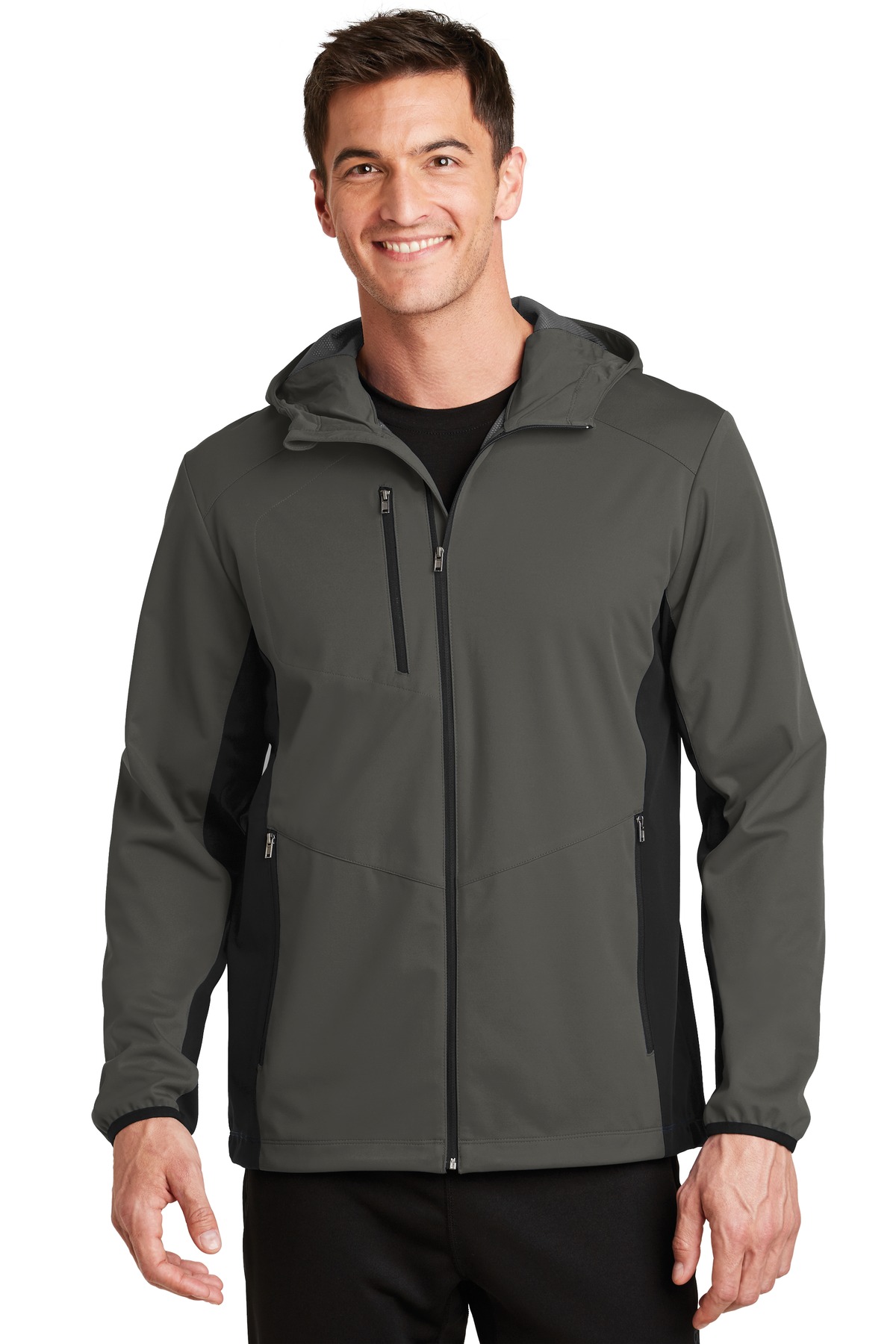 Port Authority ® Active Hooded Soft Shell Jacket. J719 - Image 2