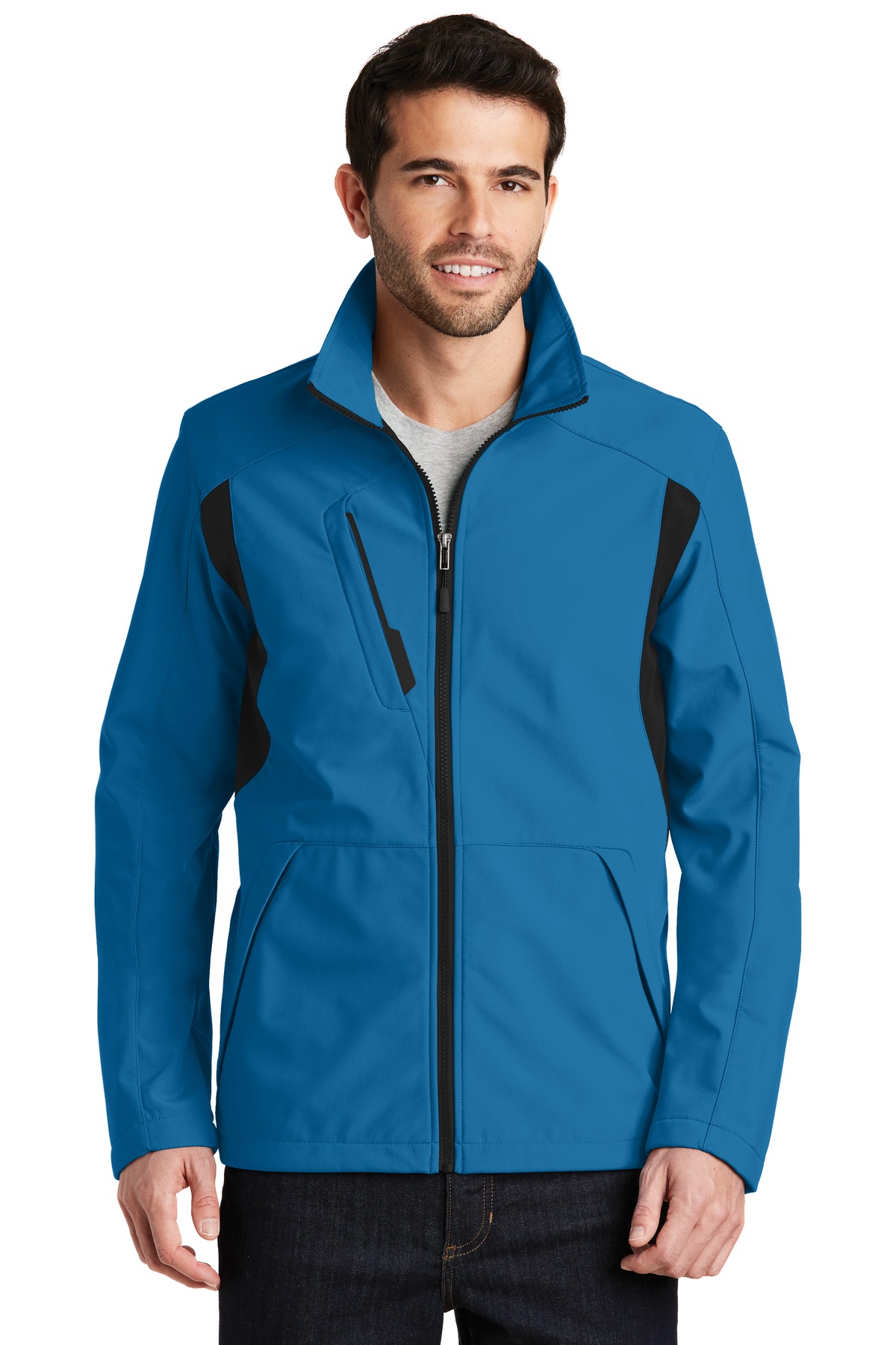 Port Authority ® Back-Block Soft Shell Jacket. J336 - Image 4