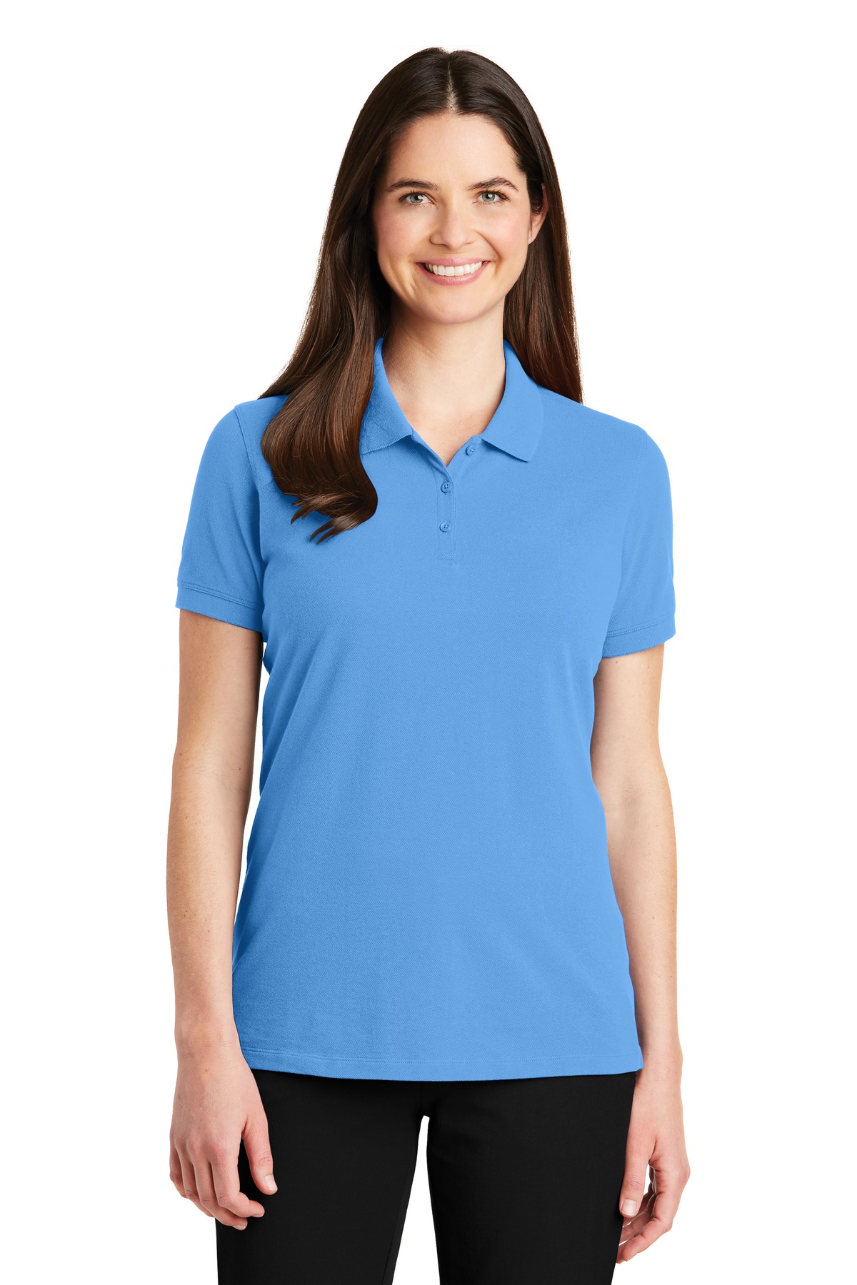 Port Authority ® Women's EZCotton ® Polo. LK8000 - Image 2