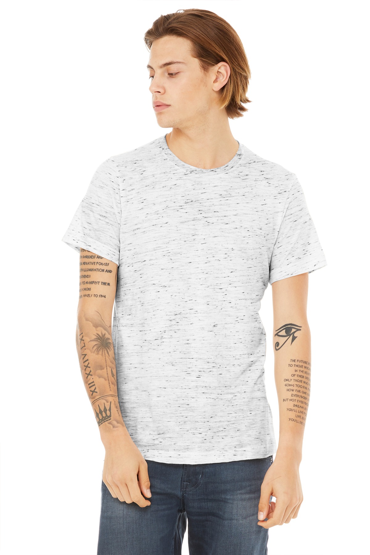 BELLA+CANVAS ® Unisex Poly-Cotton Short Sleeve Tee. BC3650 - Image 4