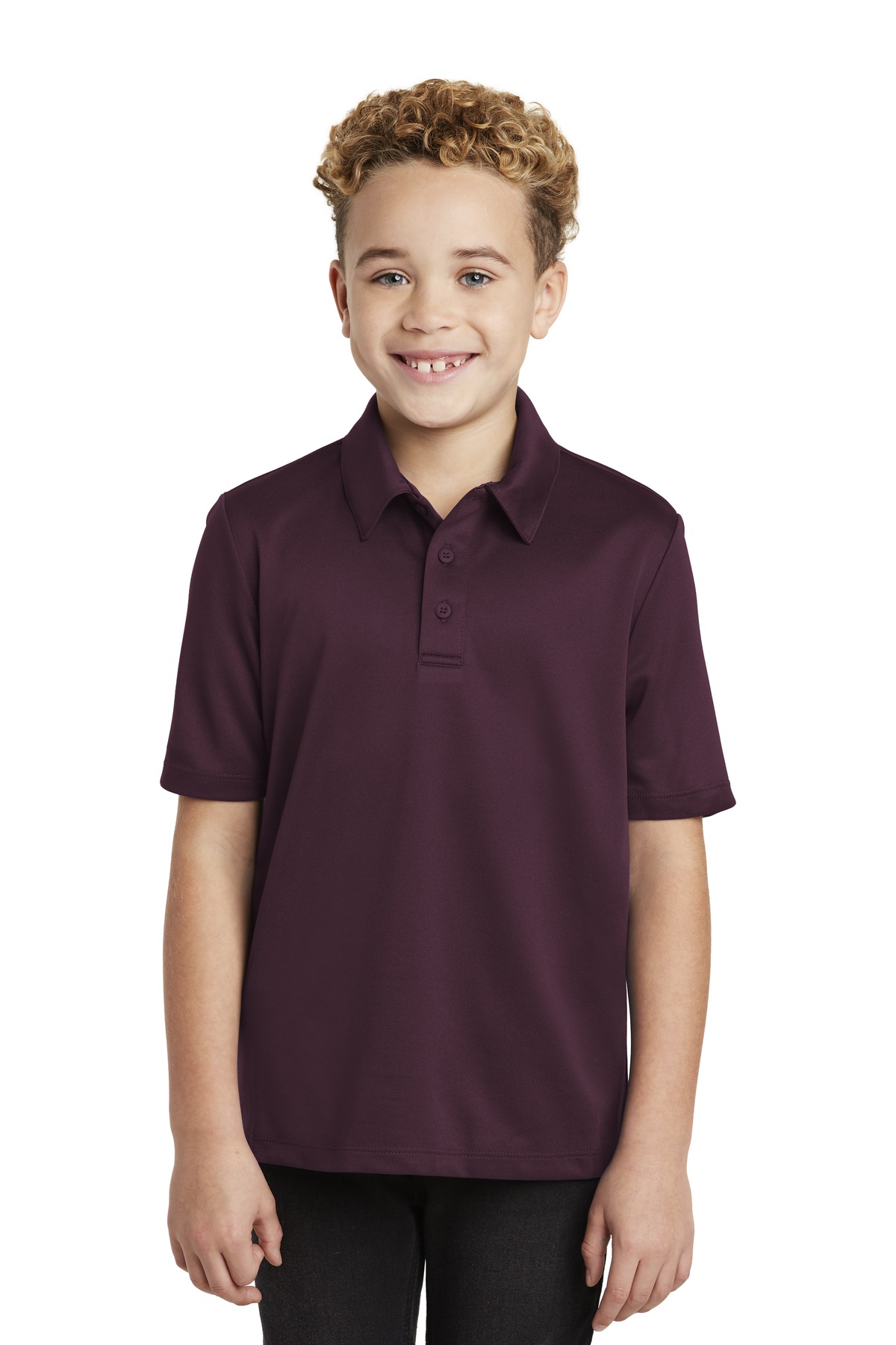 Port Authority ® Youth Silk Touch™ Performance Polo. Y540 - Image 4