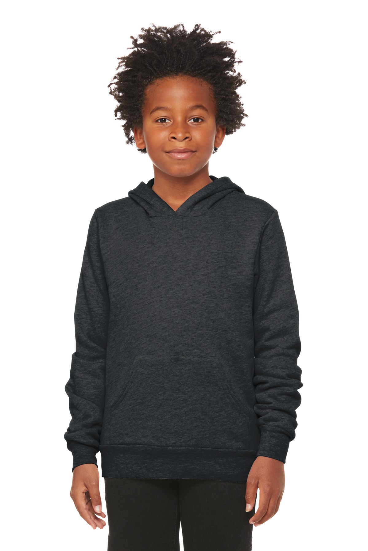 BELLA+CANVAS Youth Sponge Fleece Pullover Hoodie BC3719Y - Image 3
