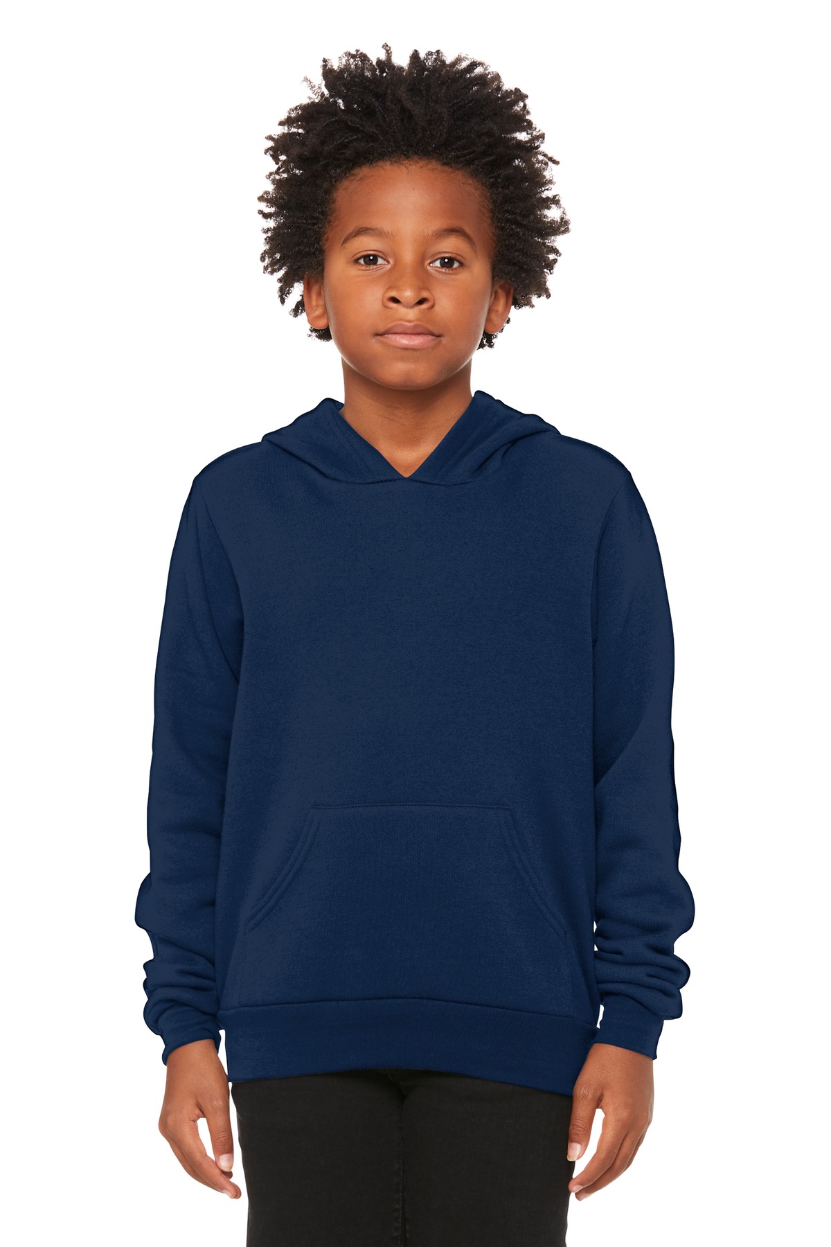BELLA+CANVAS Youth Sponge Fleece Pullover Hoodie BC3719Y - Image 4