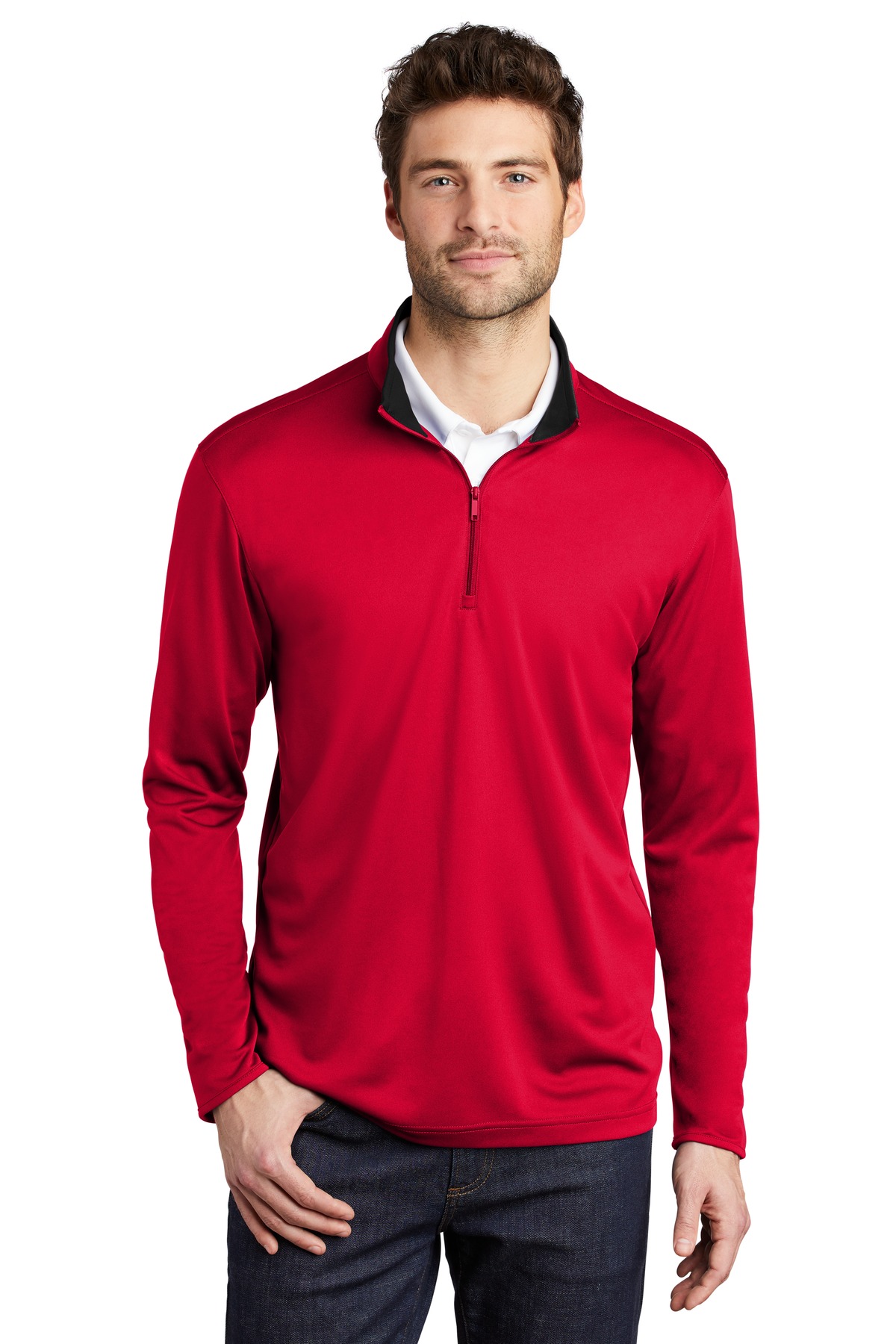 Port Authority ® Silk Touch ™ Performance 1/4-Zip K584 - Image 3