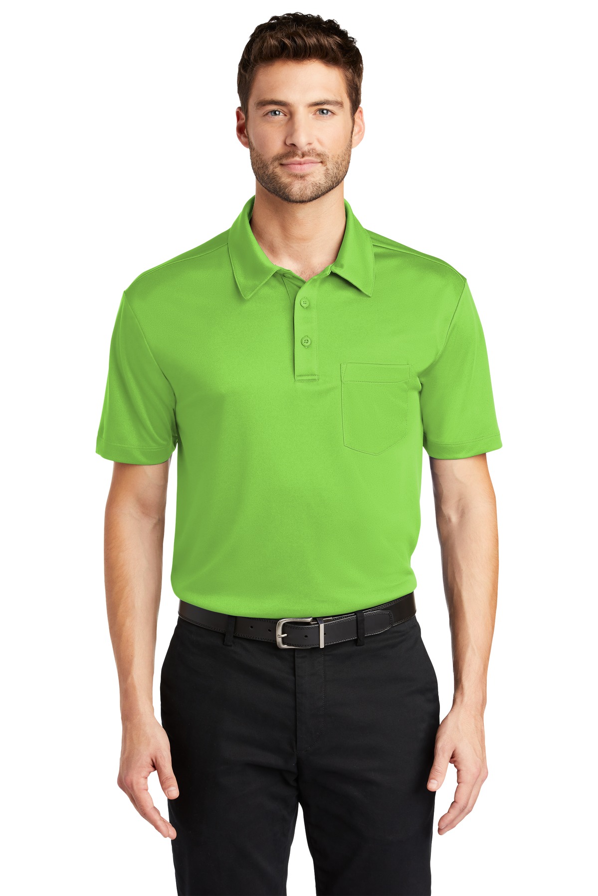 Port Authority ® Silk Touch™ Performance Pocket Polo. K540P - Image 4