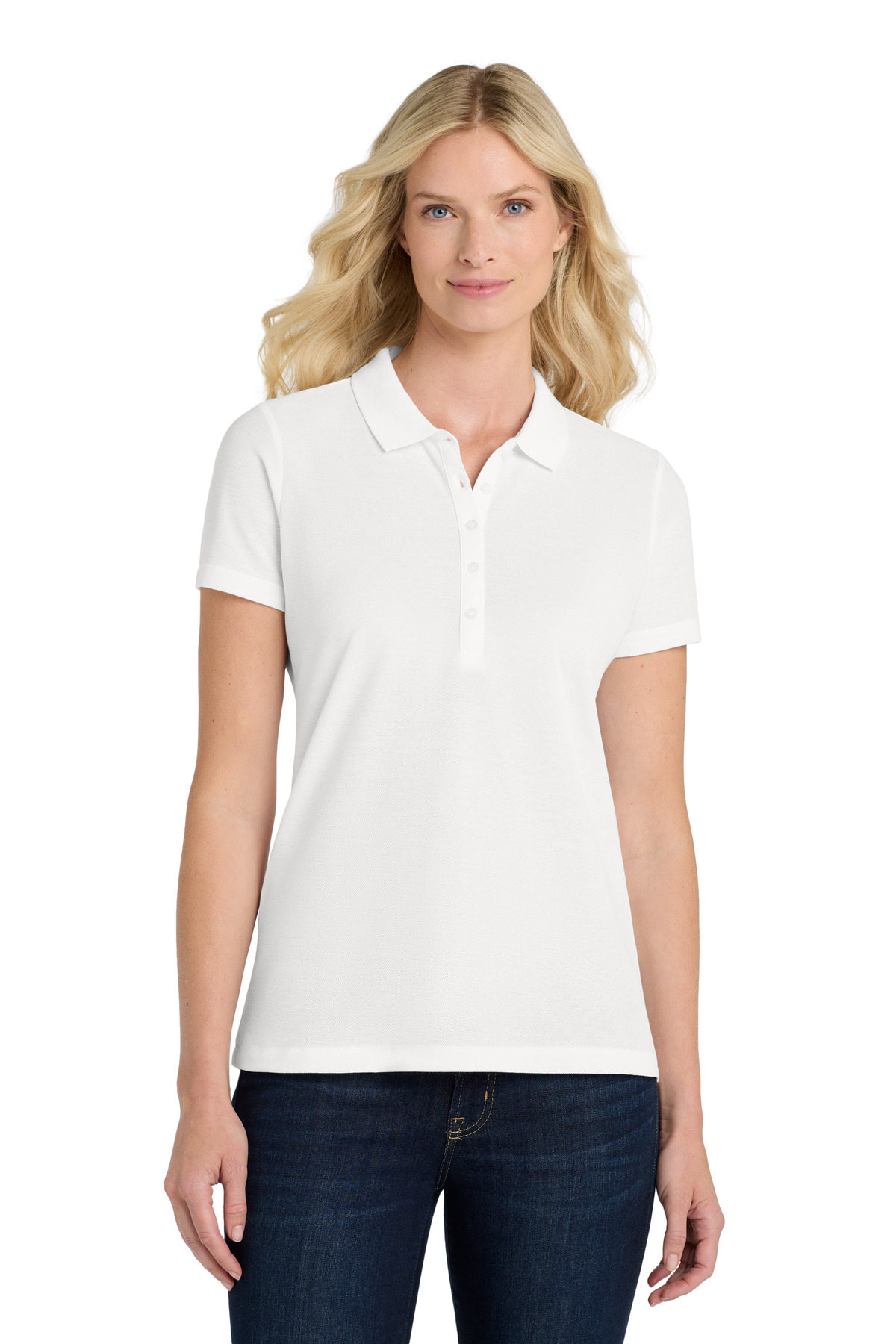 Port Authority ® Women's SuperPro React ™ Polo. LK810 - Image 9