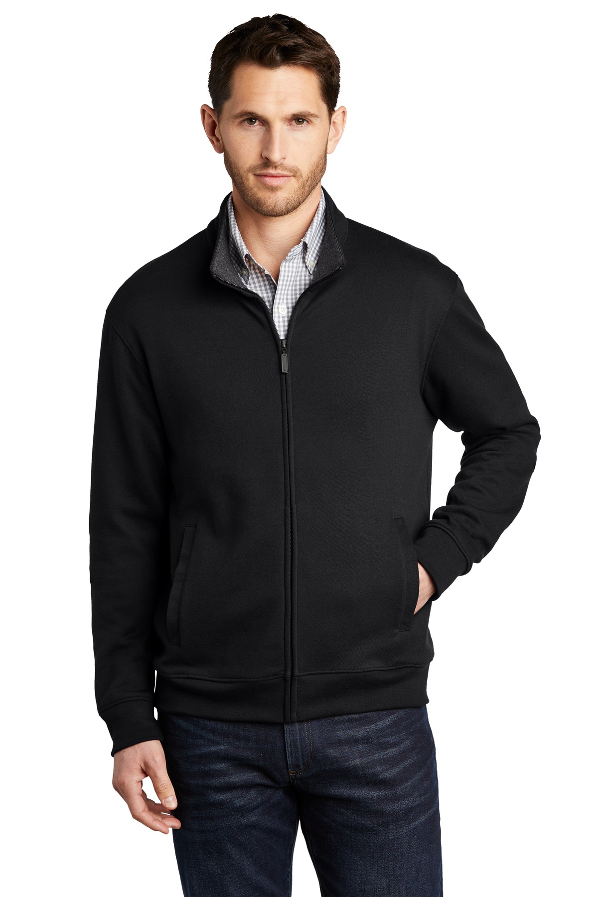 Port Authority ® Interlock Full-Zip. K809 - Image 2
