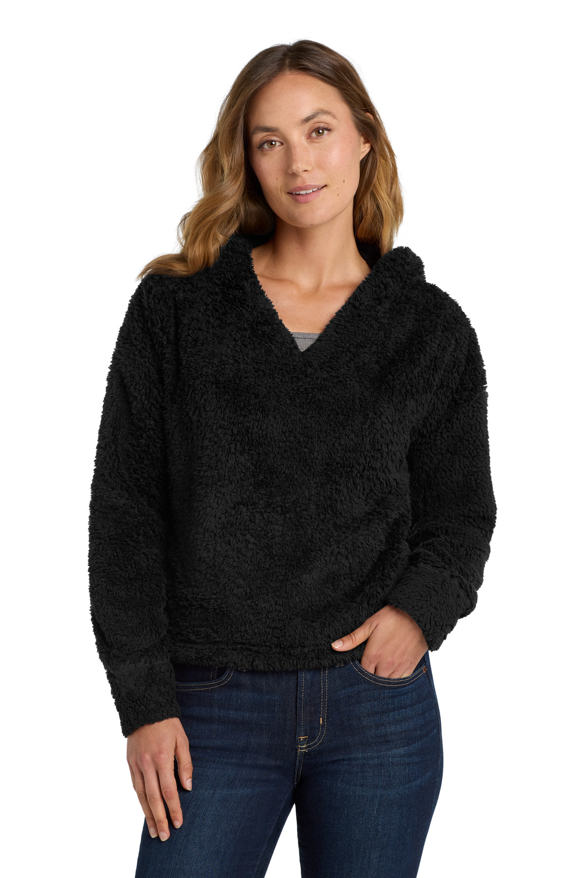 Port Authority ® Women's Cozy Fleece Hoodie. L132
