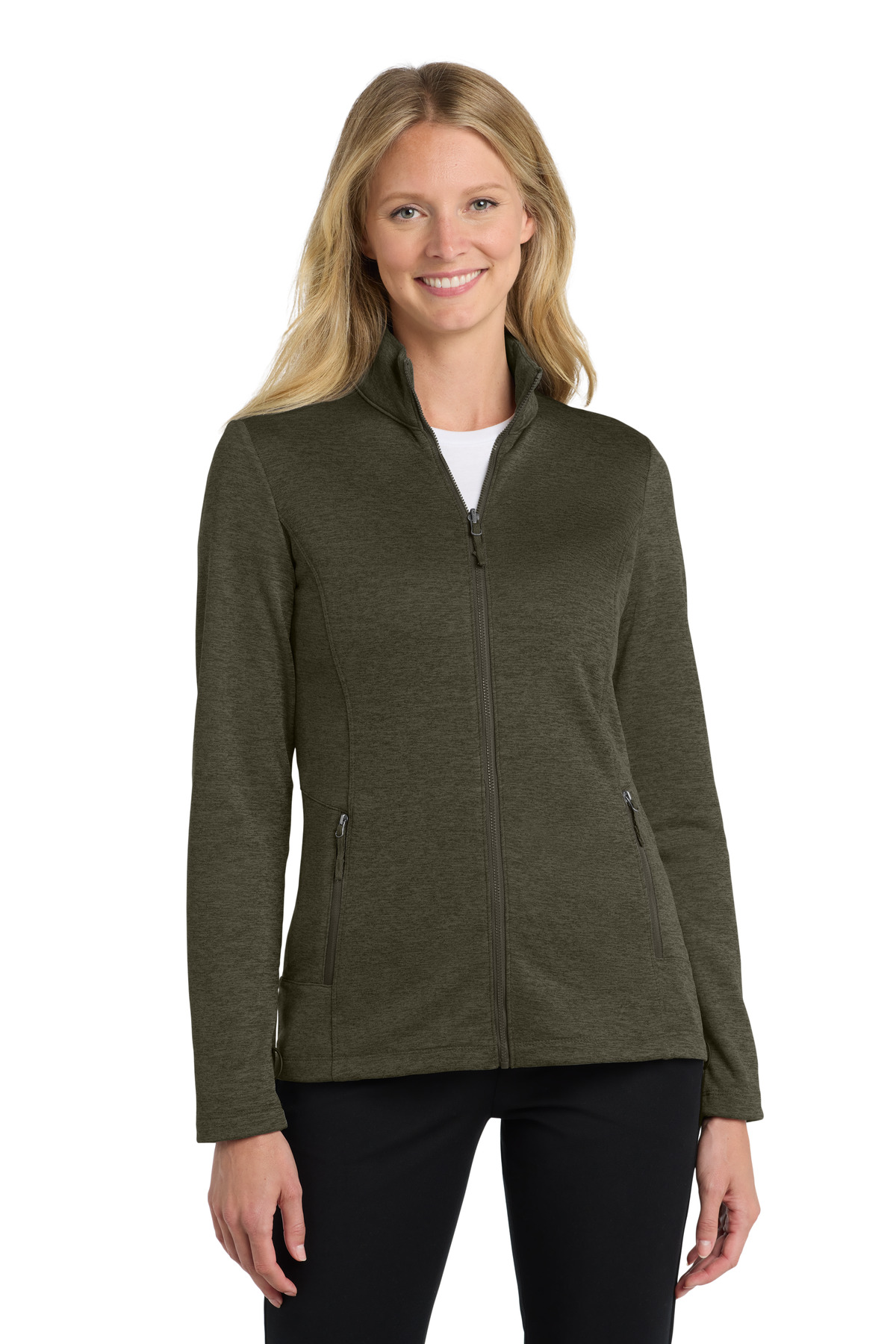 Port Authority ® Women's Collective Striated Fleece Jacket. L905 - Image 2