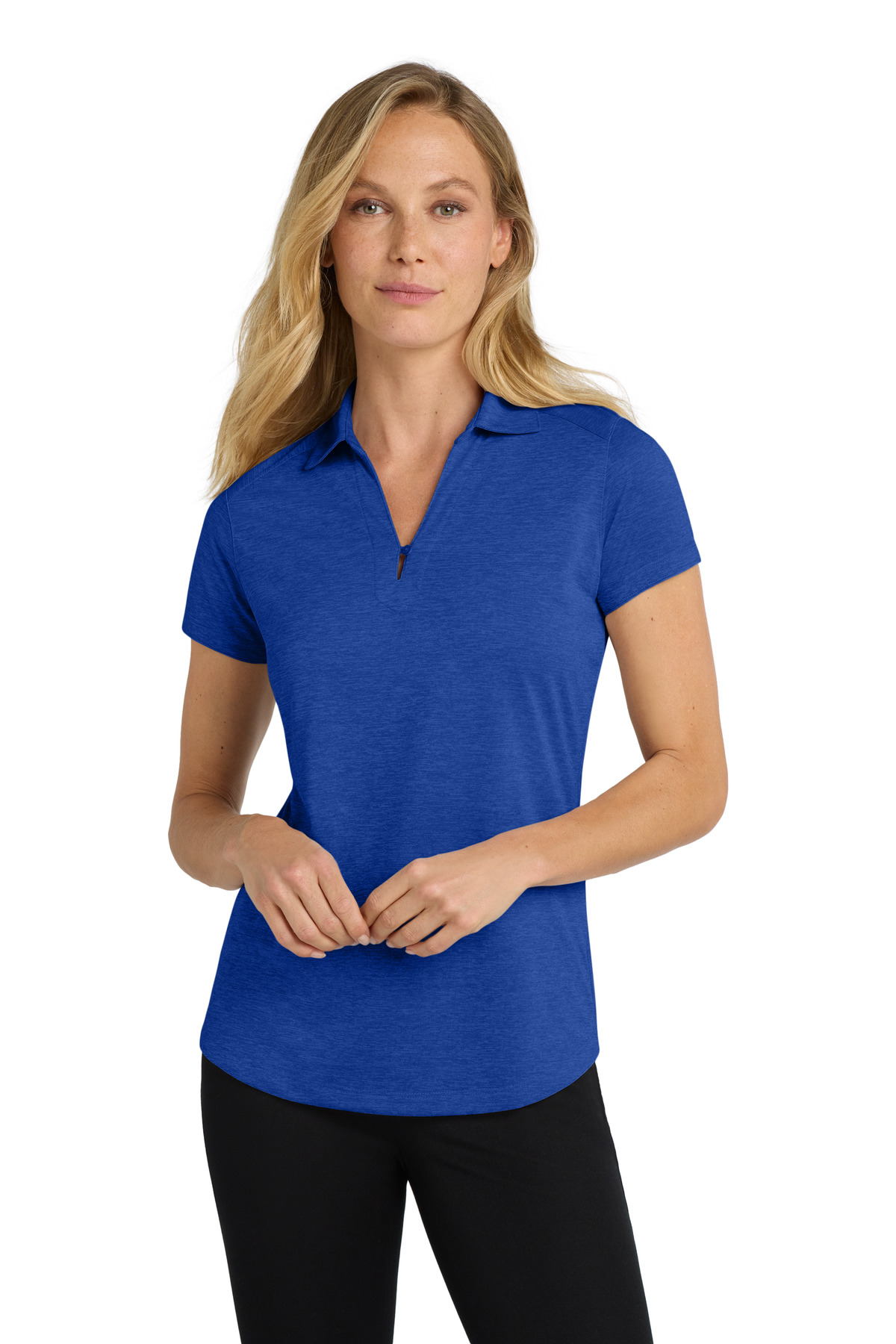 Port Authority ® Women's Digi Heather Performance Polo. L574 - Image 4