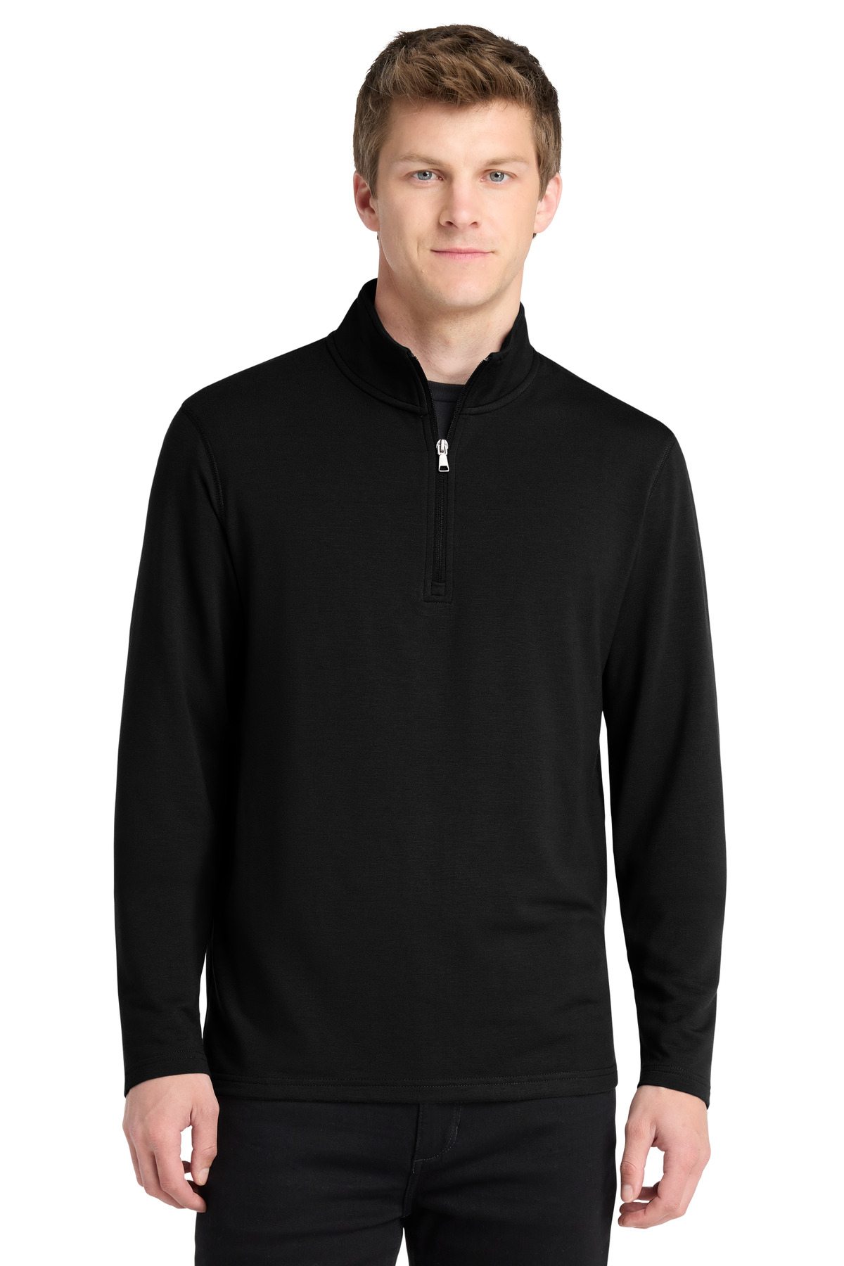 Port Authority ® Microterry 1/4-Zip Pullover K825 - Image 3