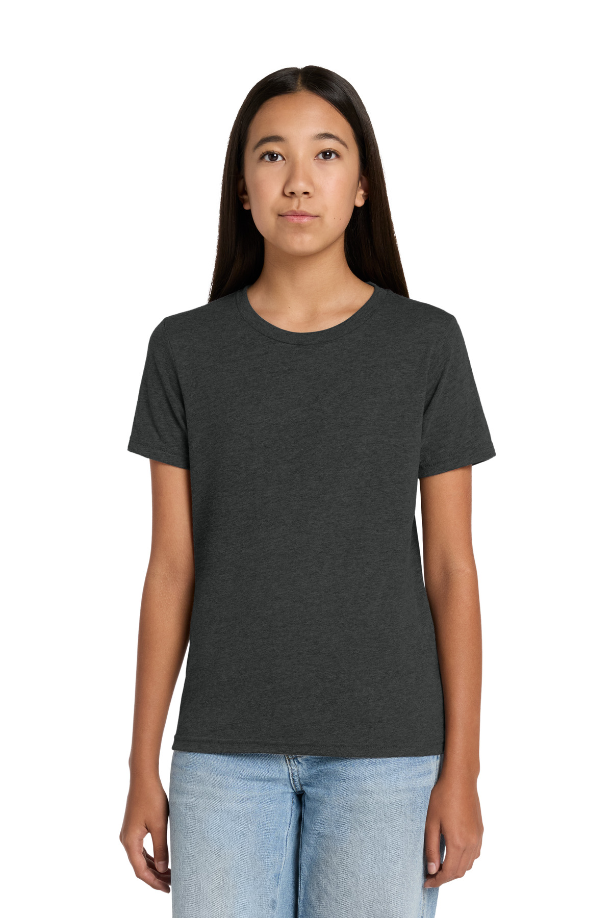 BELLA+CANVAS ® Youth Heather CVC Tee BC3001YCVC - Image 3