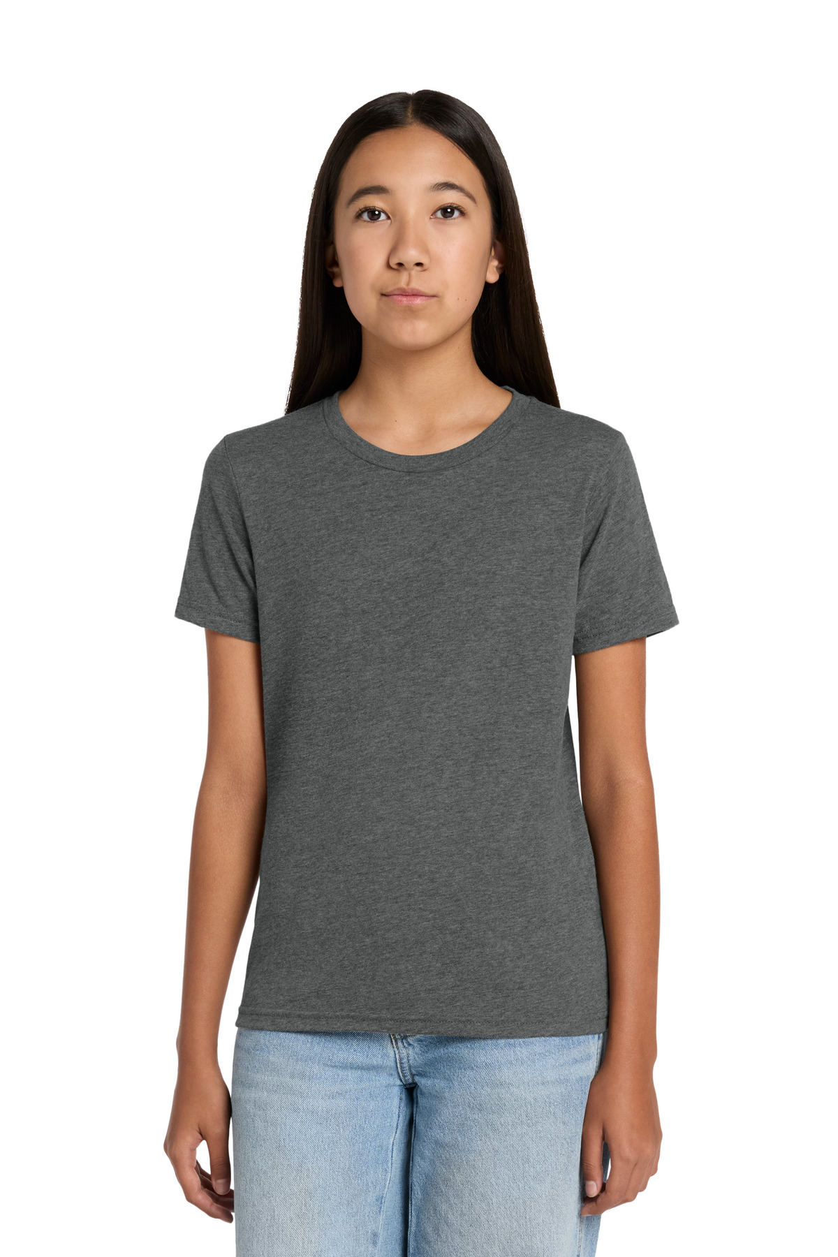 BELLA+CANVAS ® Youth Heather CVC Tee BC3001YCVC - Image 4