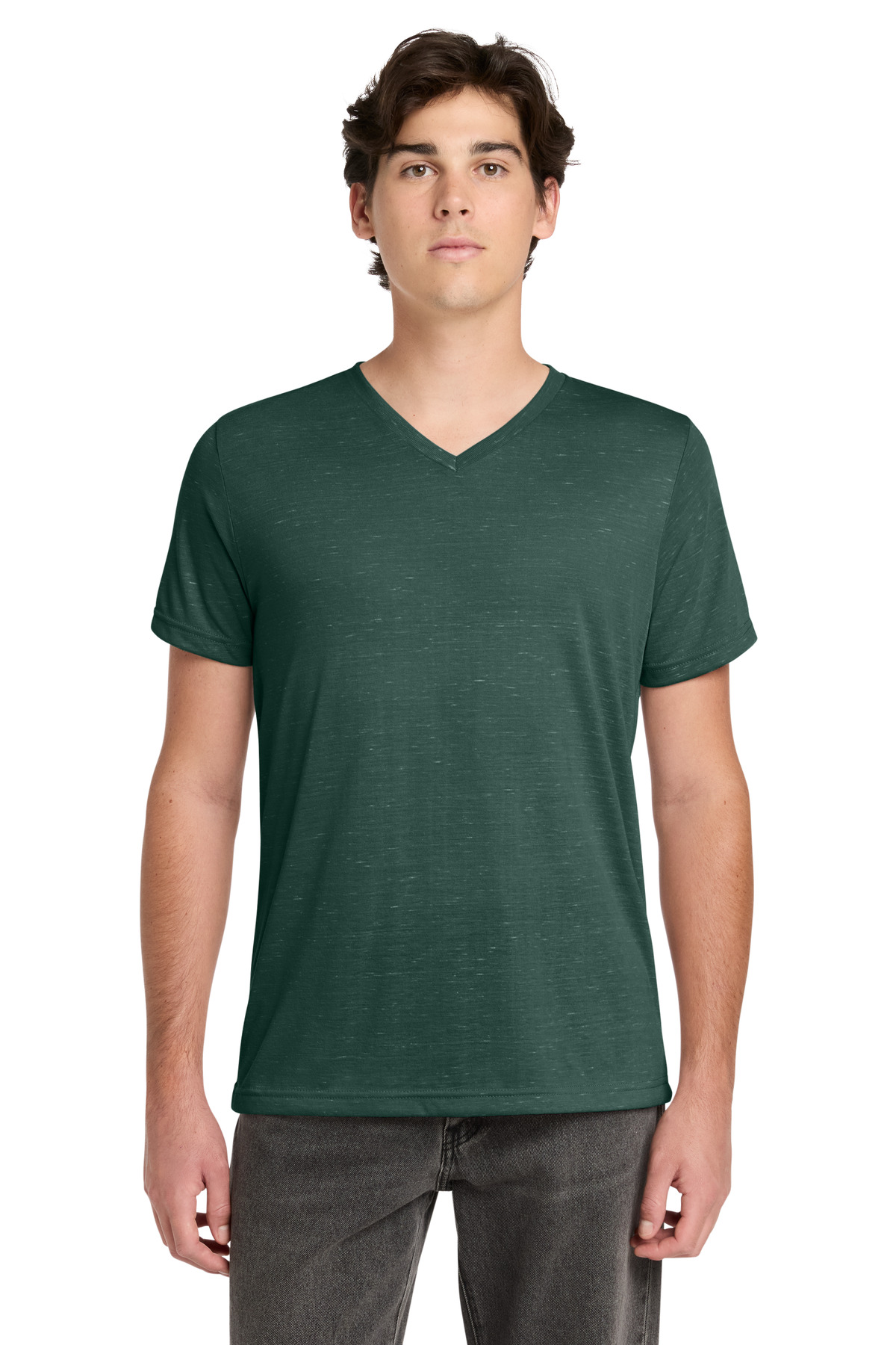 BELLA+CANVAS ® Unisex Textured Jersey V-Neck Tee BC3655 - Image 3