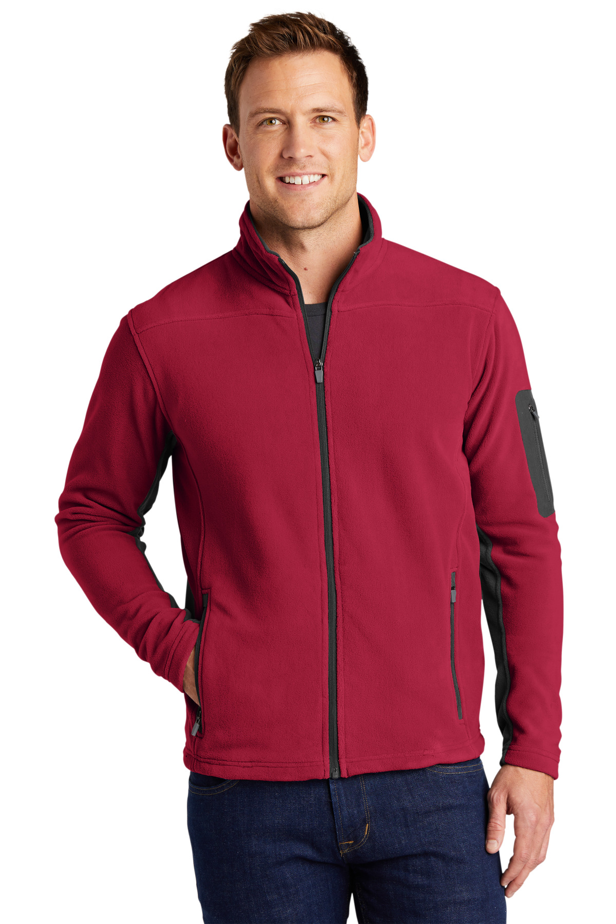 Port Authority ® Summit Fleece Full-Zip Jacket. F233 - Image 4