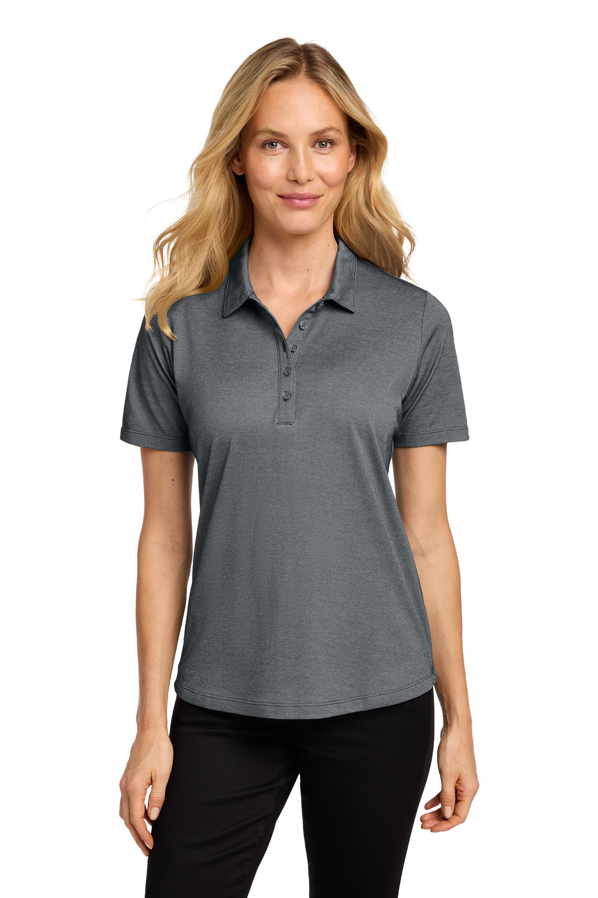 Port Authority ® Women's Fine Pique Blend Polo LK830 - Image 3