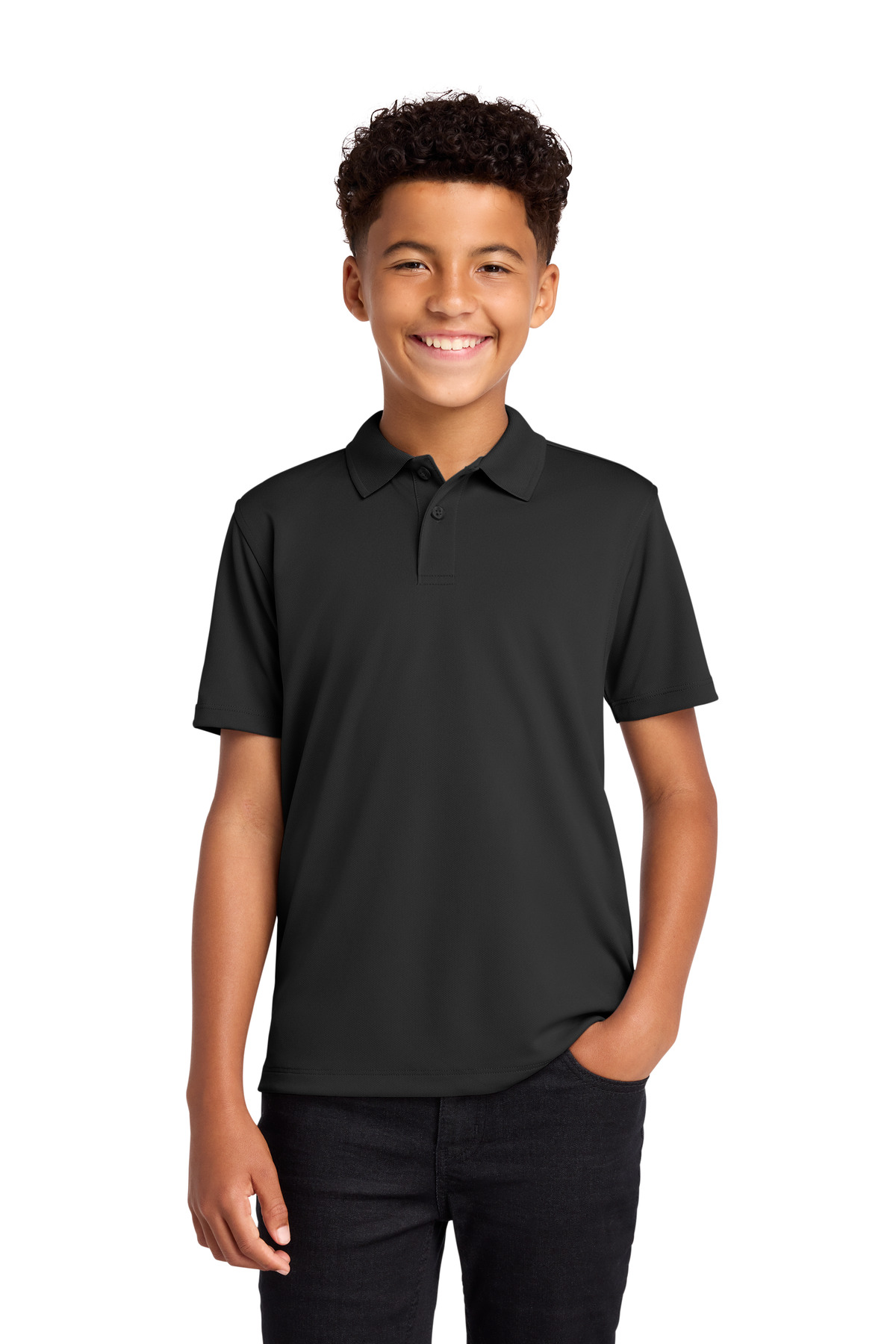 Port Authority ® Youth Dry Zone ® UV Micro-Mesh Polo Y110 - Image 3