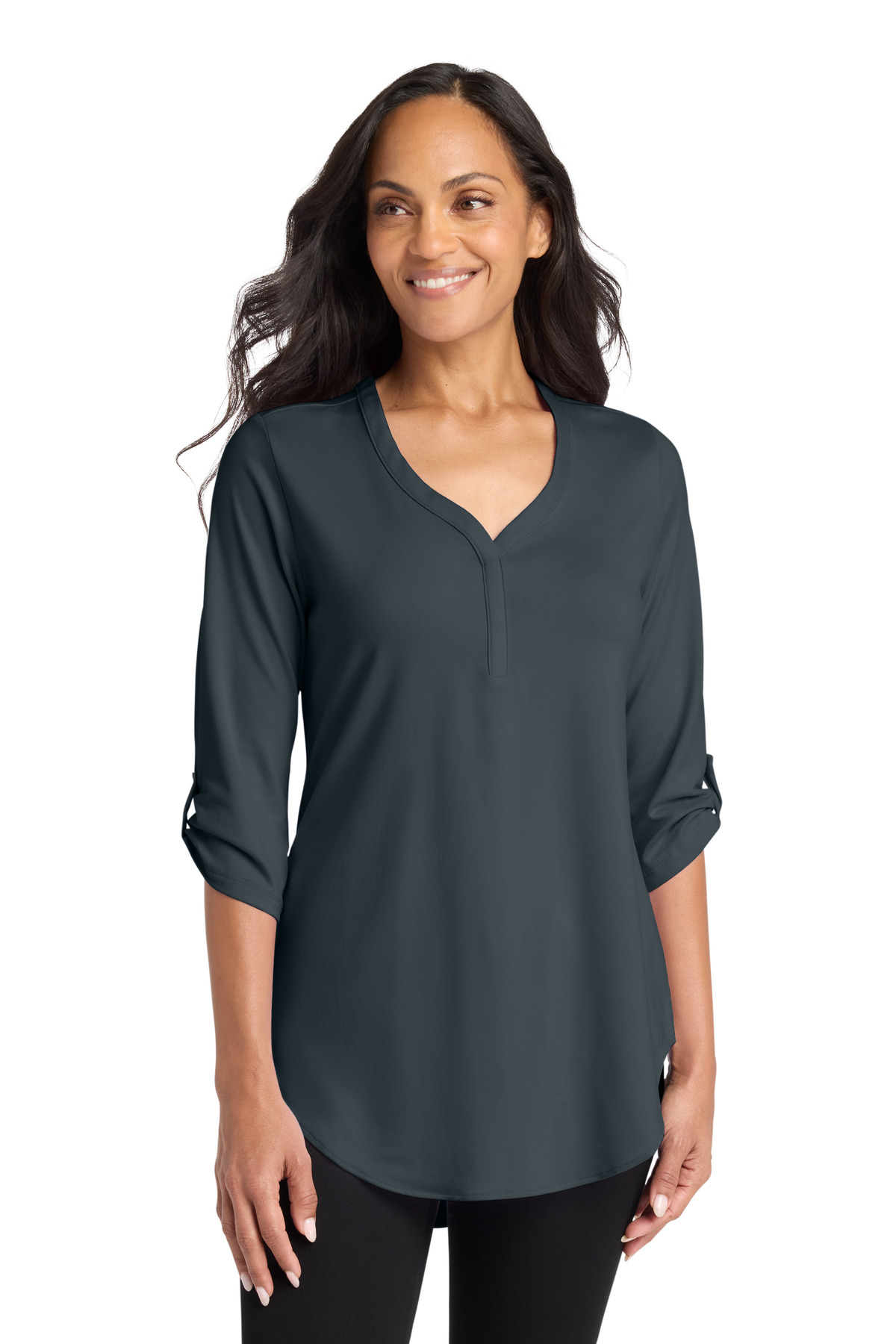 Port Authority ® Women's City Stretch 3/4-Sleeve Tunic LK6840 - Image 3