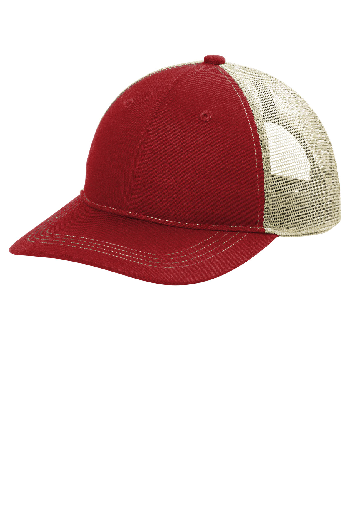 Port Authority ® Unstructured Snapback Trucker Cap C409 - Image 2