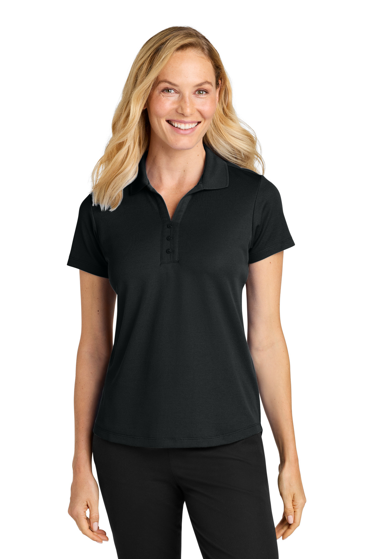 Port Authority ® Women's Plaited Pique Polo LK620 - Image 3