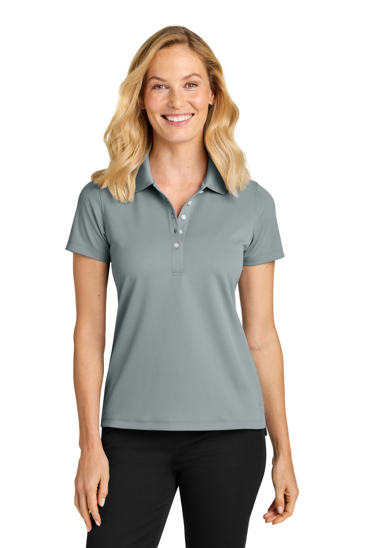 Port Authority ® Women's Dry Zone ® Stain-Release Grid Polo LK845 - Image 4