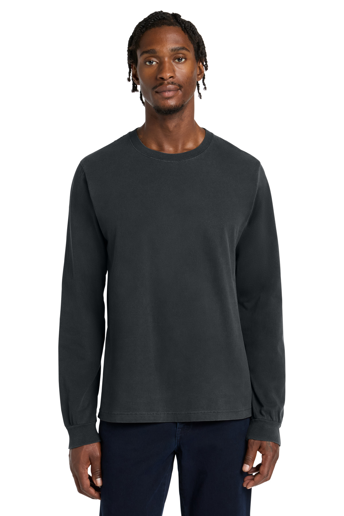 BELLA+CANVAS ® Unisex Heavyweight Garment-Dyed Long Sleeve Tee BC4851GD - Image 2