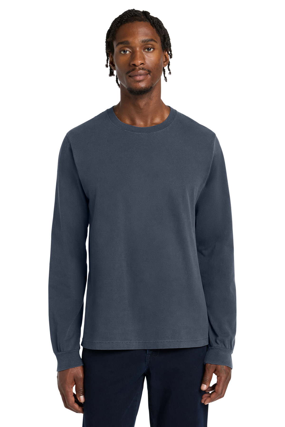 BELLA+CANVAS ® Unisex Heavyweight Garment-Dyed Long Sleeve Tee BC4851GD - Image 4
