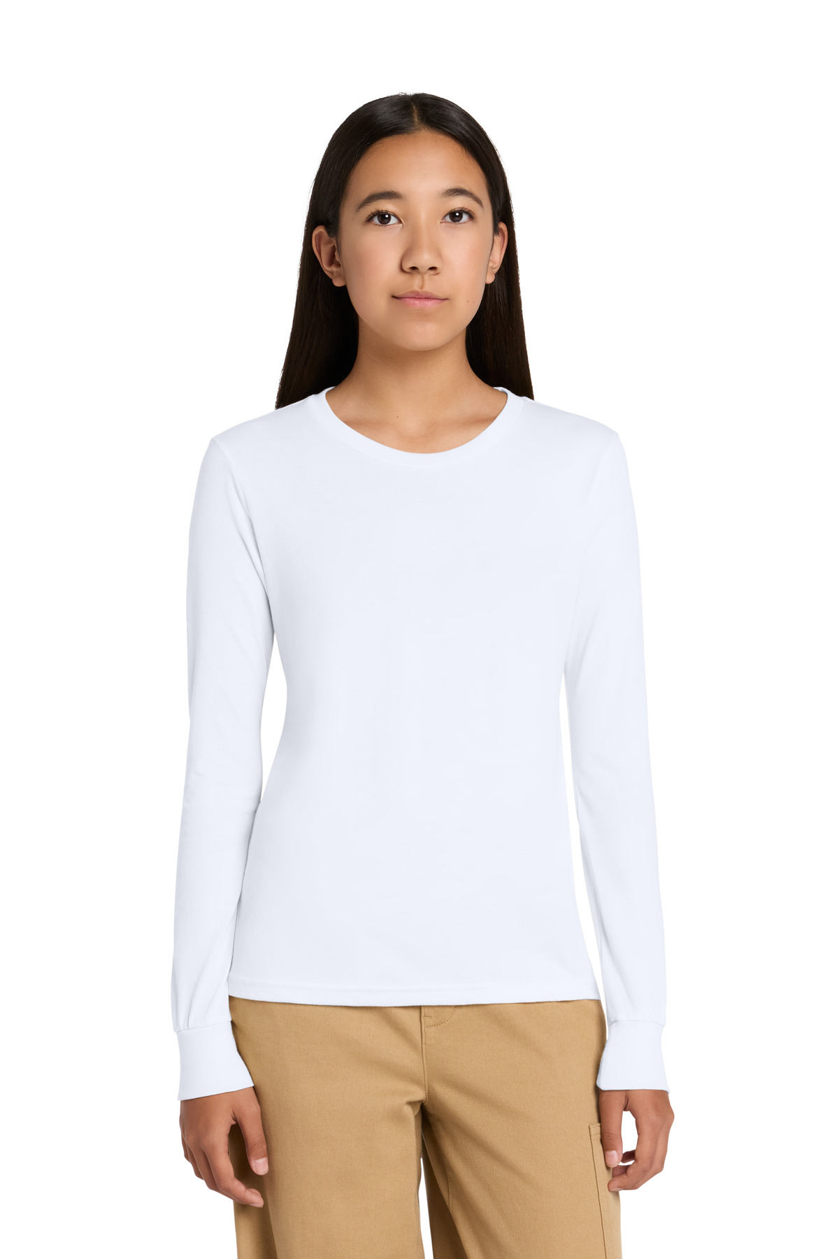 BELLA+CANVAS Youth Jersey Long Sleeve Tee BC3501Y - Image 4