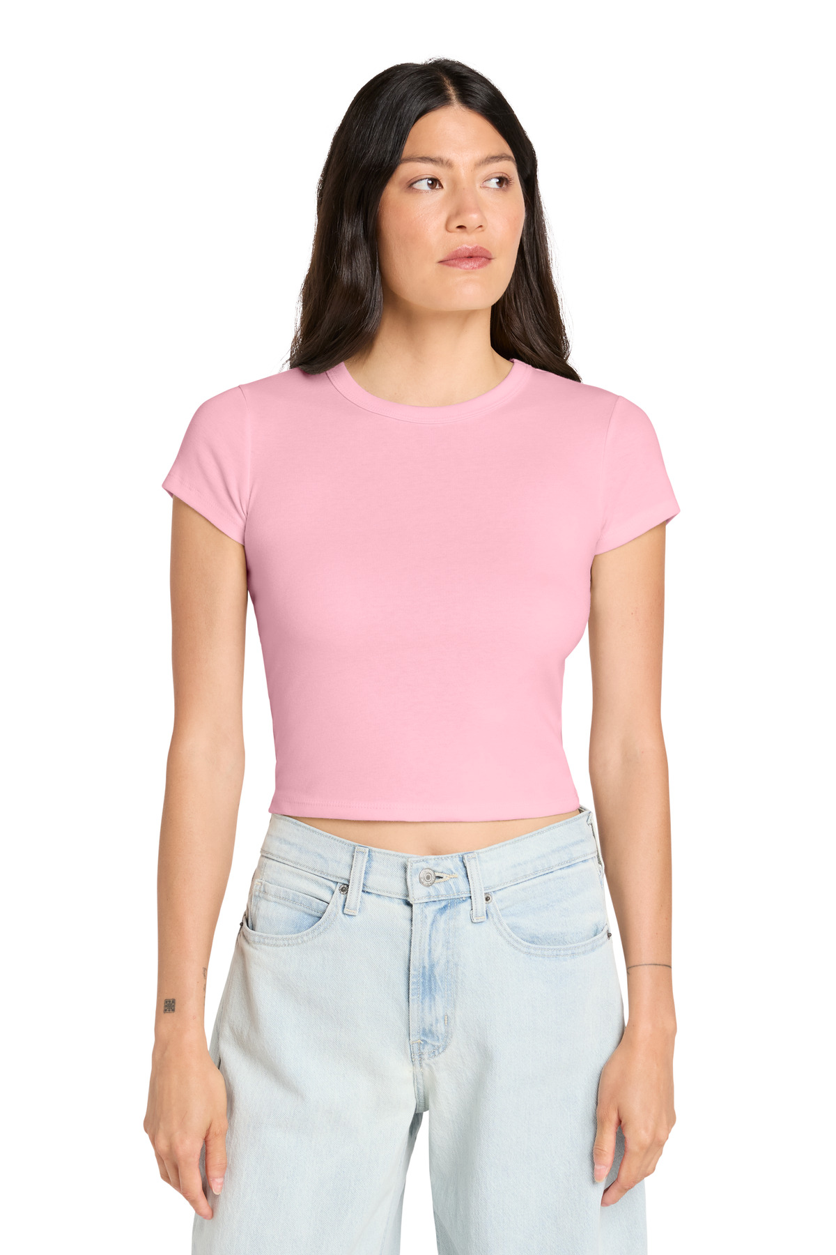 BELLA+CANVAS ® Women's Micro Rib Baby Tee BC1010 - Image 4