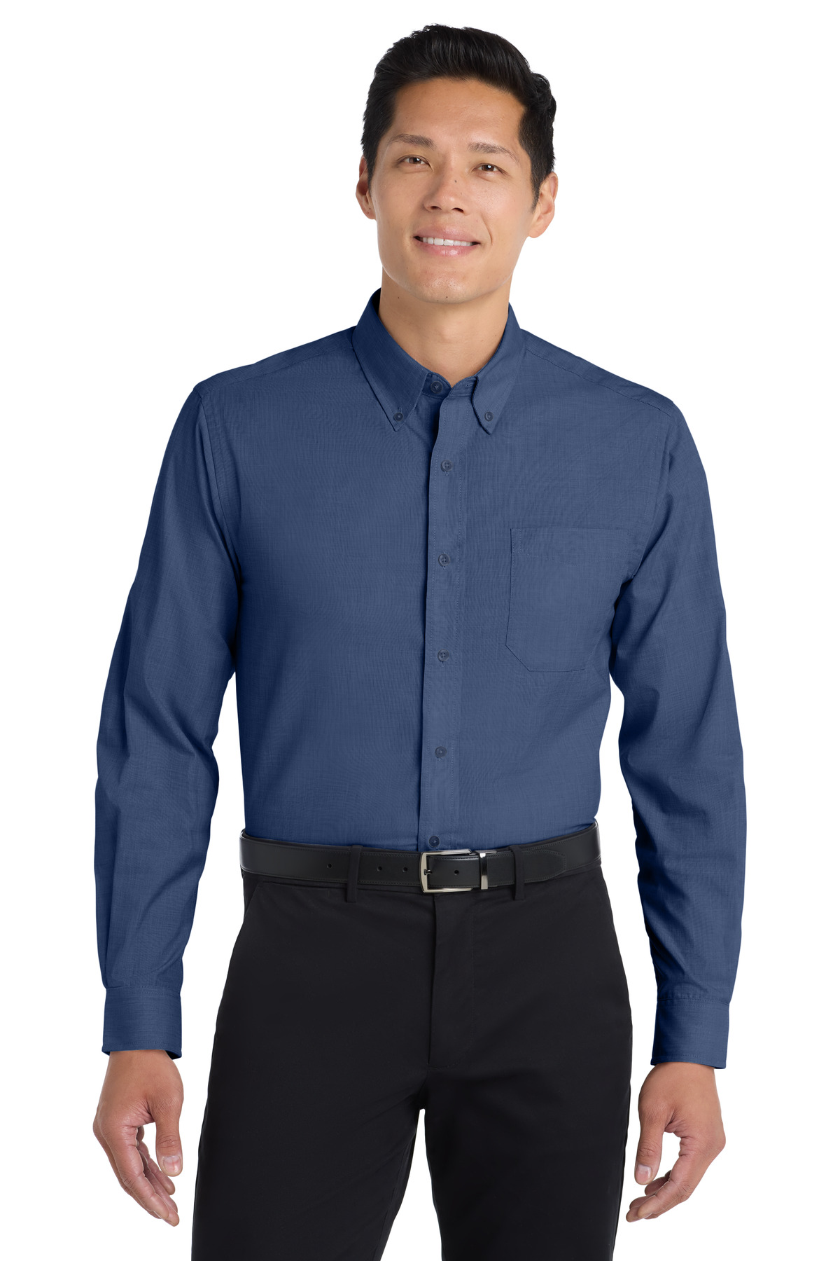 Port Authority ® Tall Crosshatch Easy Care Shirt. TLS640 - Image 2