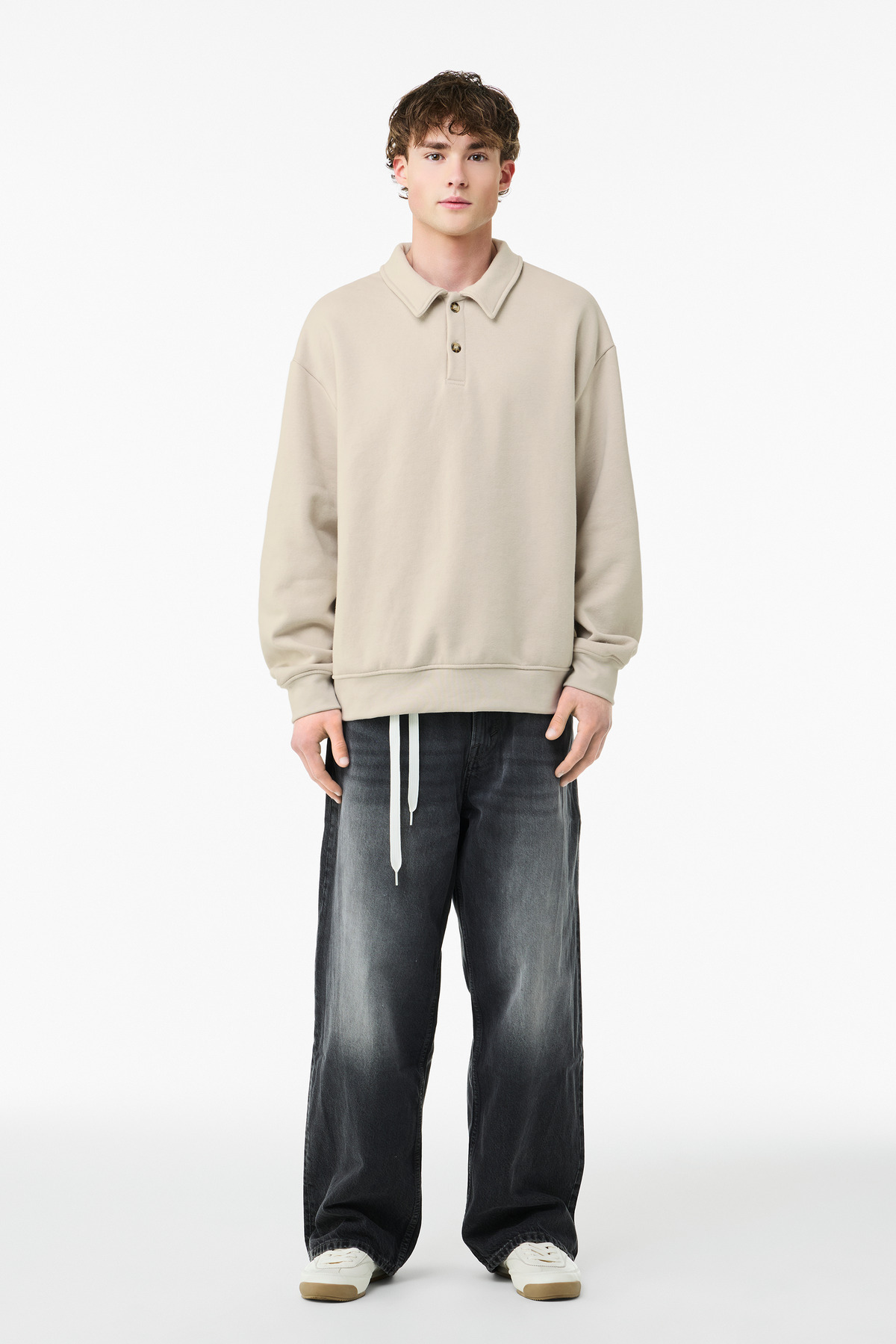 BELLA+CANVAS ® Unisex 10-Ounce Polo Sweatshirt BC4741