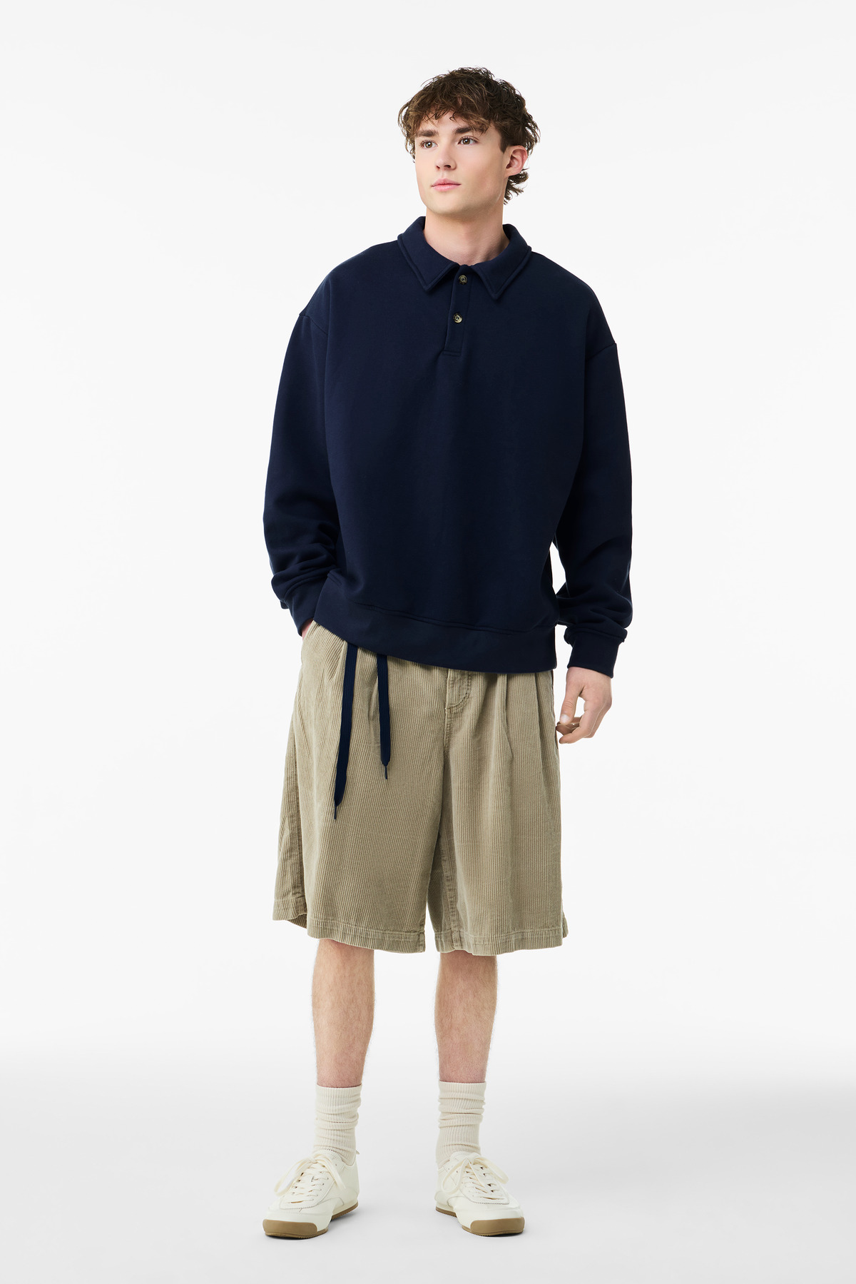 BELLA+CANVAS ® Unisex 10-Ounce Polo Sweatshirt BC4741 - Image 3