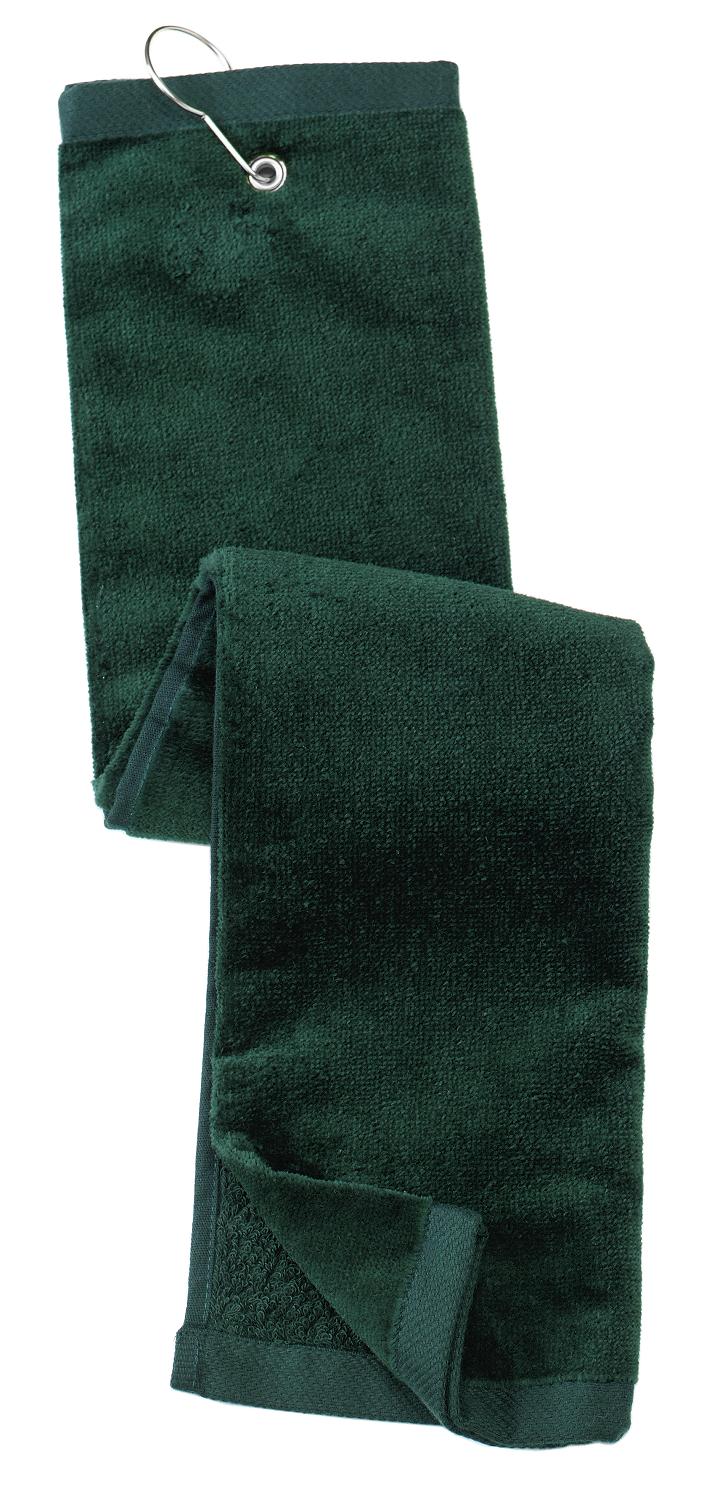Port Authority ® Grommeted Tri-Fold Golf Towel. TW50 - Image 2