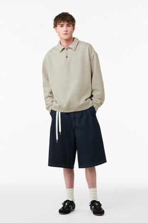 BELLA+CANVAS Unisex 10-Ounce Polo Sweatshirt BC4741