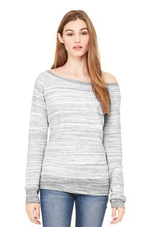 DISCONTINUED BELLA+CANVAS  Women's Sponge Fleece Wide-Neck Sweatshirt. BC7501