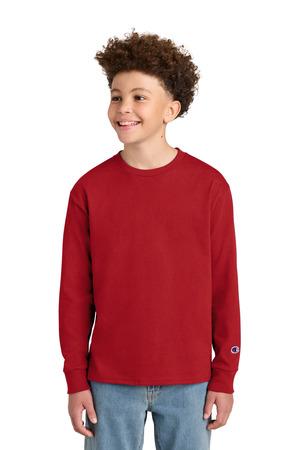 Champion Youth Jersey Long Sleeve Tee CH1751