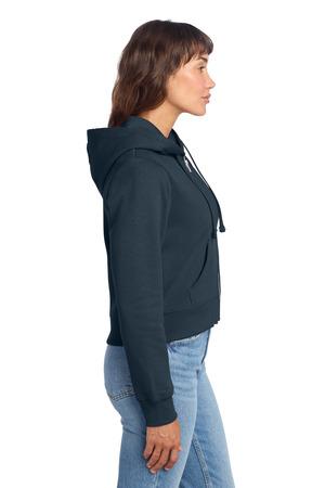 District Women's V.I.T. Fleece Full-Zip Hoodie DT6103