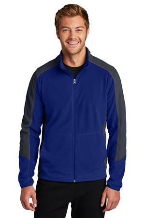DISCONTINUED Port Authority Colorblock Microfleece Jacket. F230
