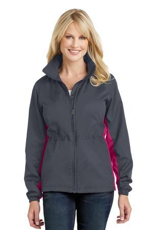 DISCONTINUED Port Authority Ladies Core Colorblock Wind Jacket. L330