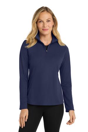 Port Authority Women's Pinpoint Mesh 1/2-Zip . L806